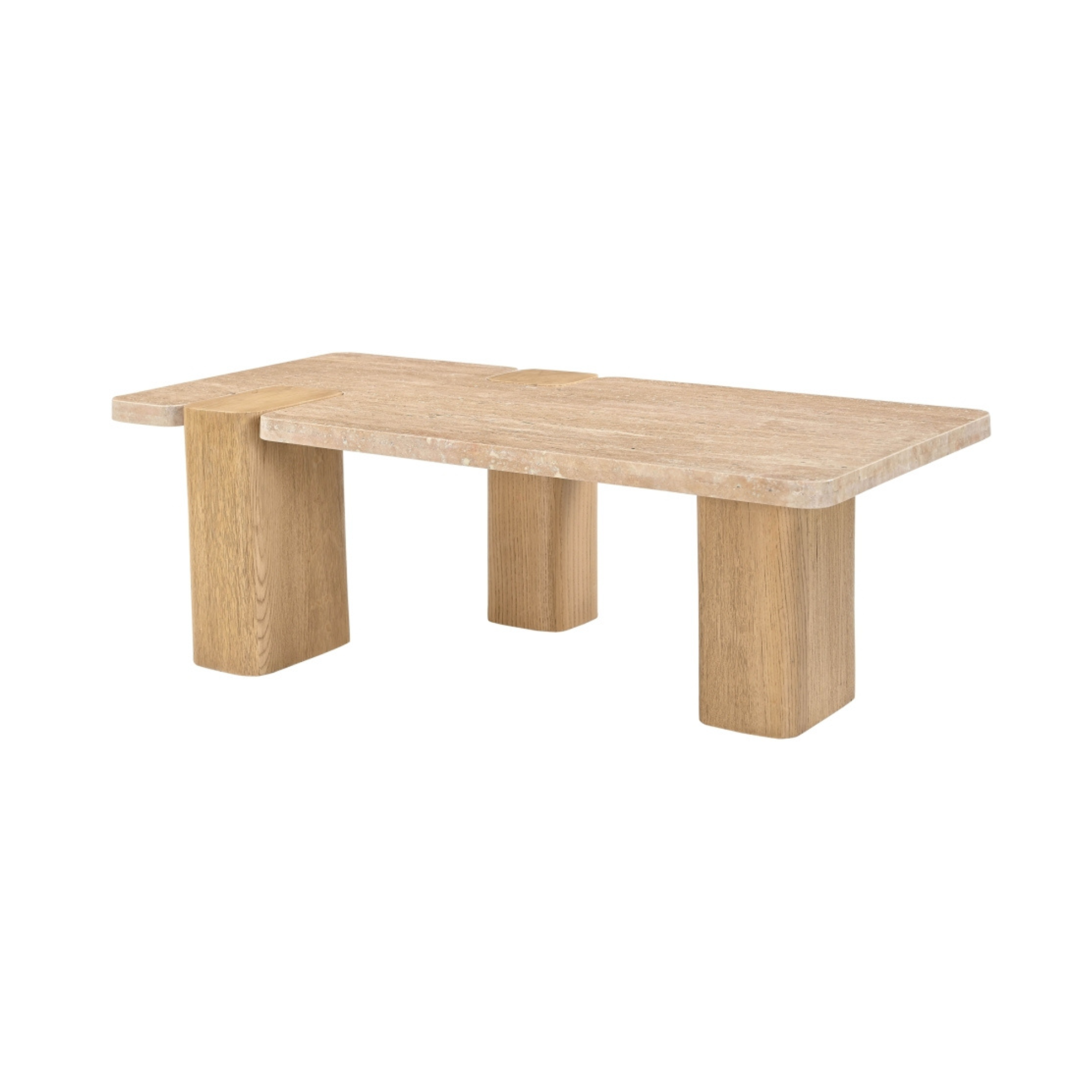 Mirea Travertine Coffee Table