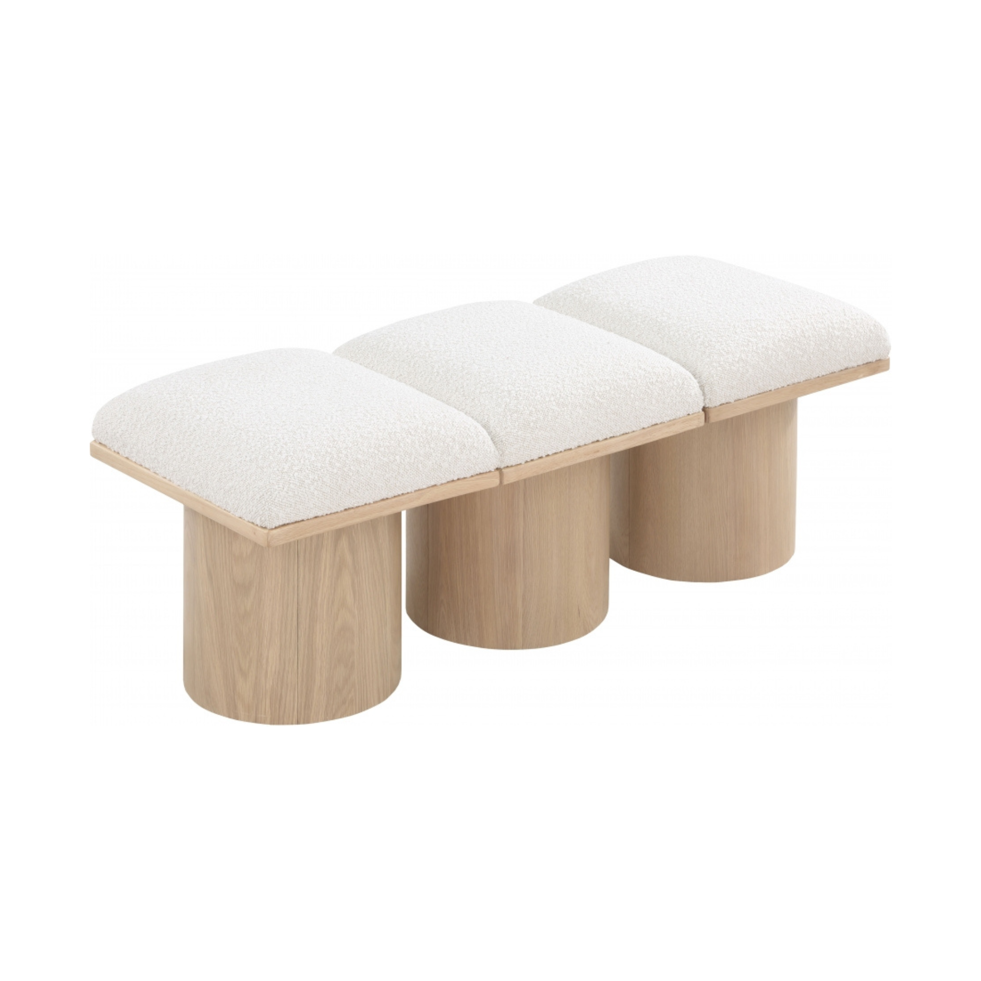 Pavaro Boucle 3pc Modular Bench