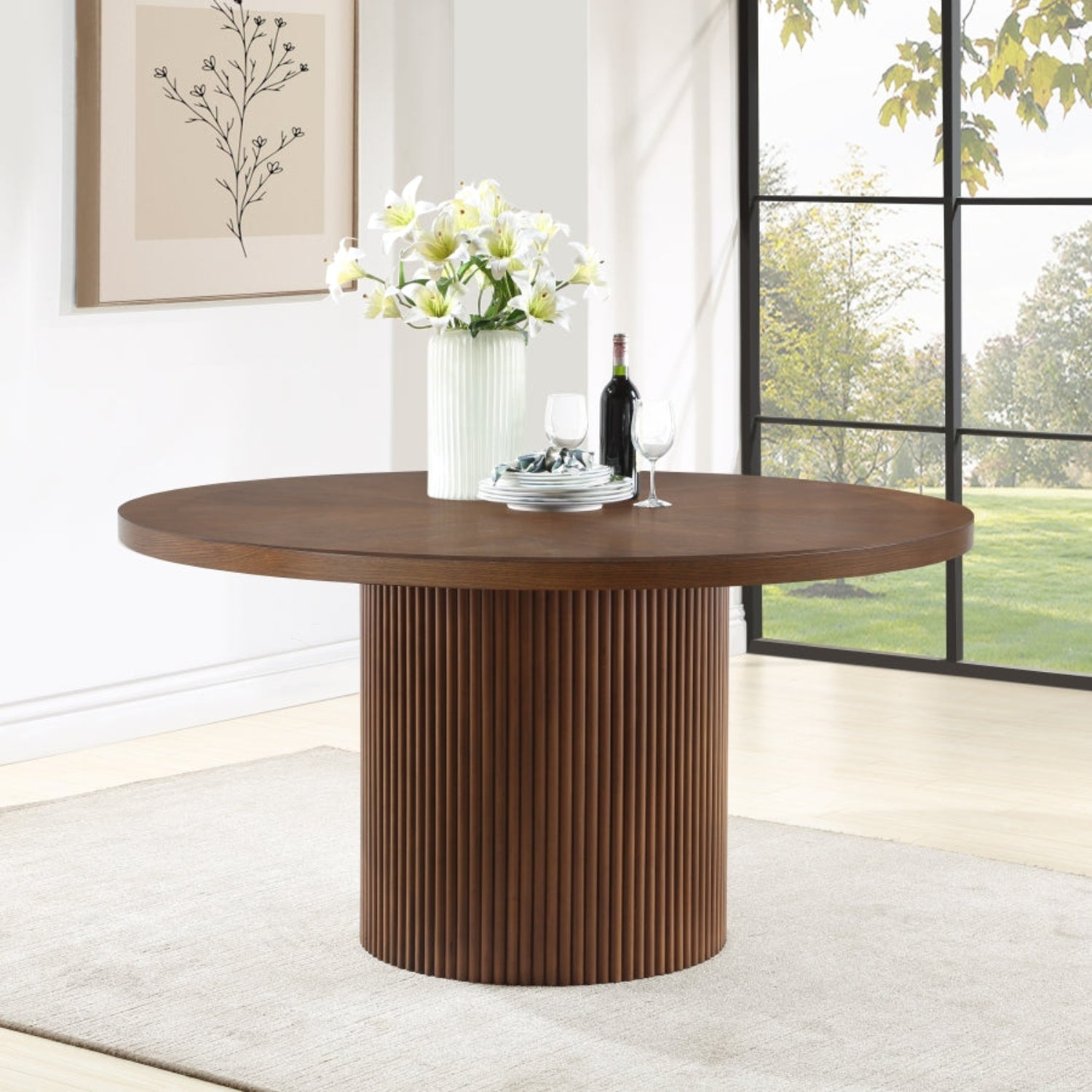 Melinda 60" Round Dining Table