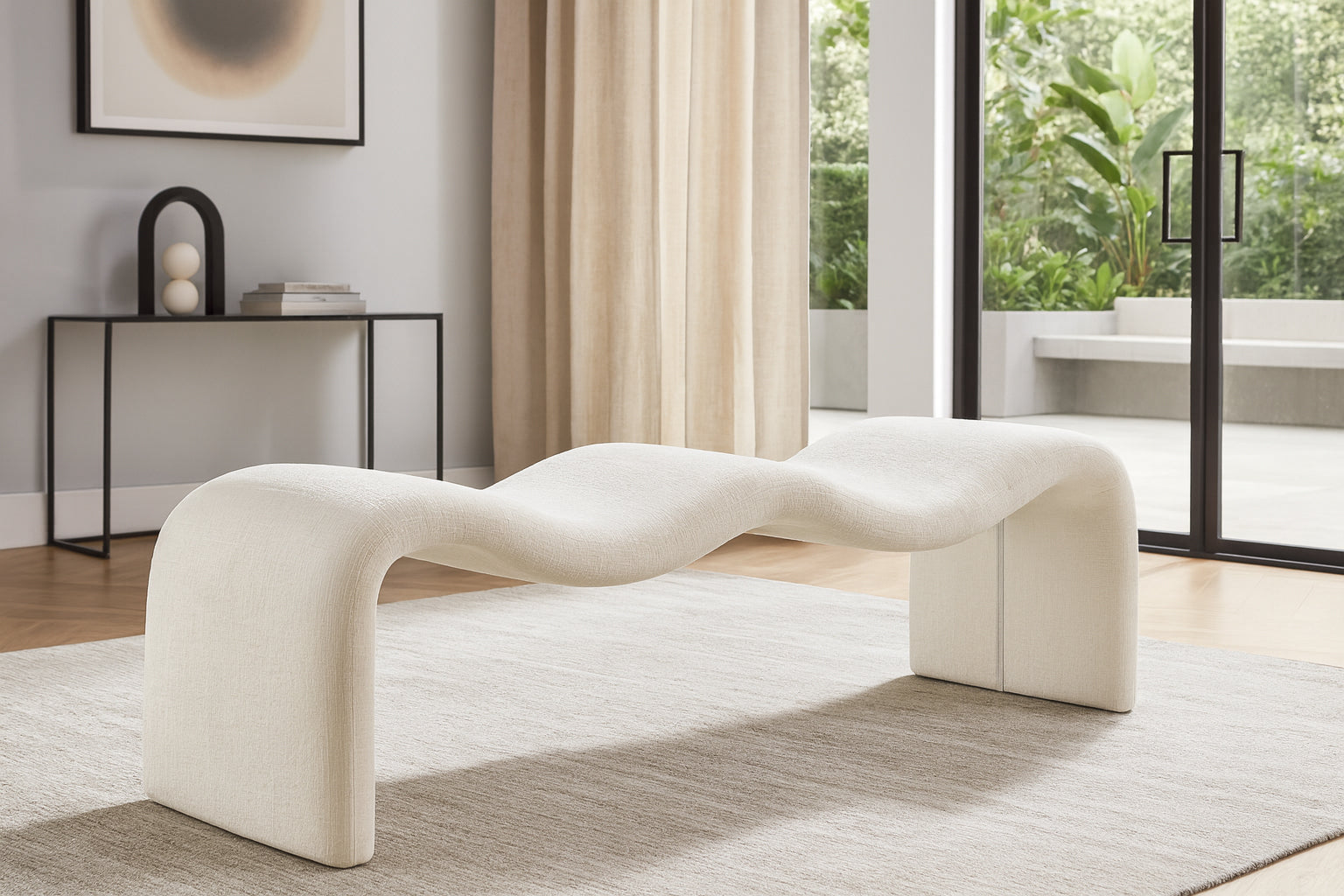 Willa Chenille Bench