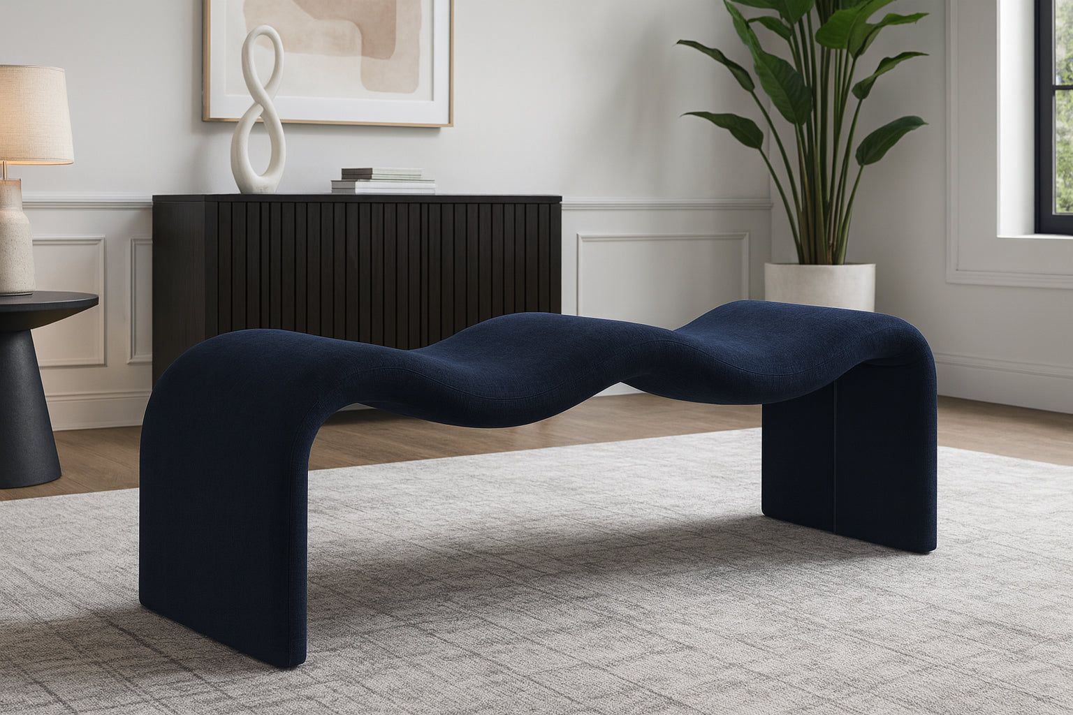 Willa Chenille Bench