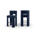 Zylo Velvet Bar Stool, Set of 2