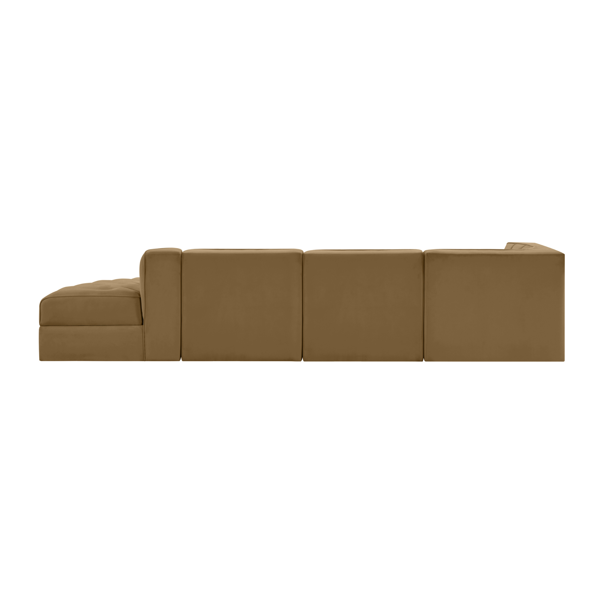 Rummia Velvet 3pc Modular Sofa