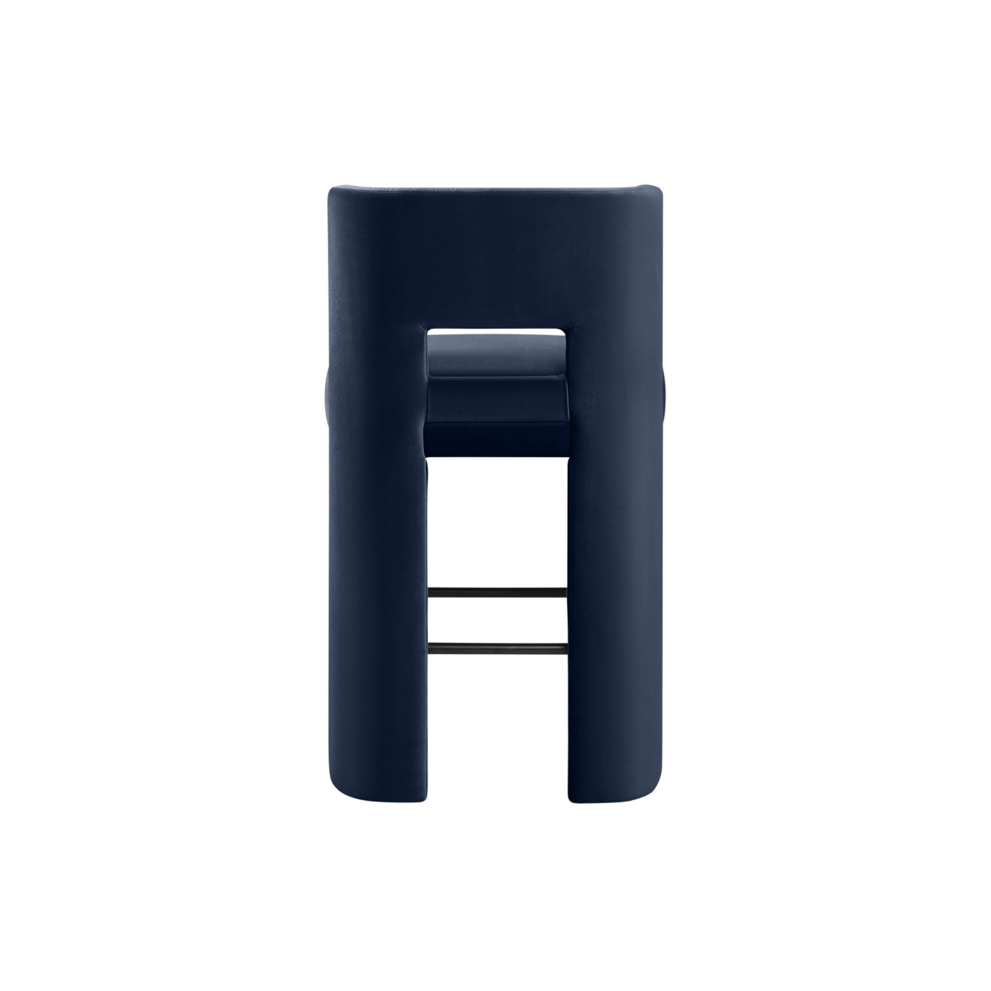 Zylo Velvet Bar Stool, Set of 2
