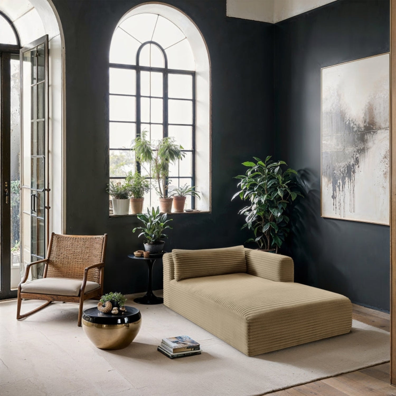 Miris Corduroy Chaise