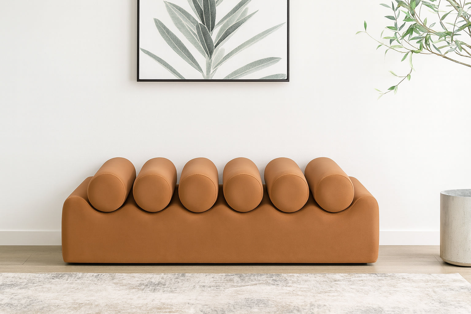 Tanna Vegan Leather Bench