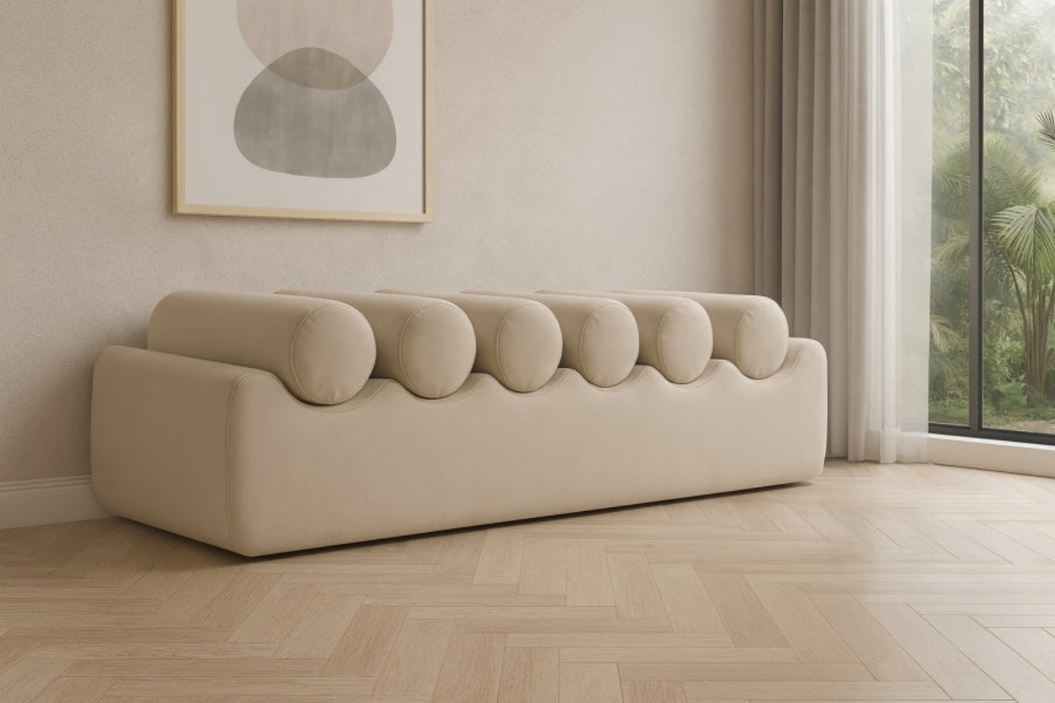 Tanna Vegan Leather Bench