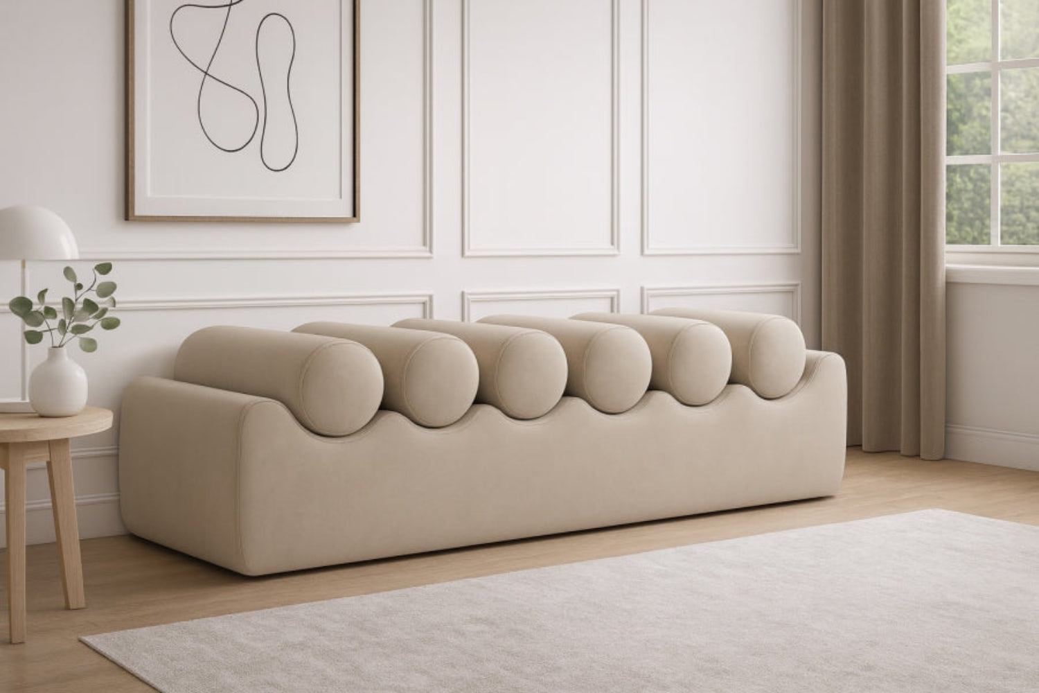 Tanna Vegan Leather Bench