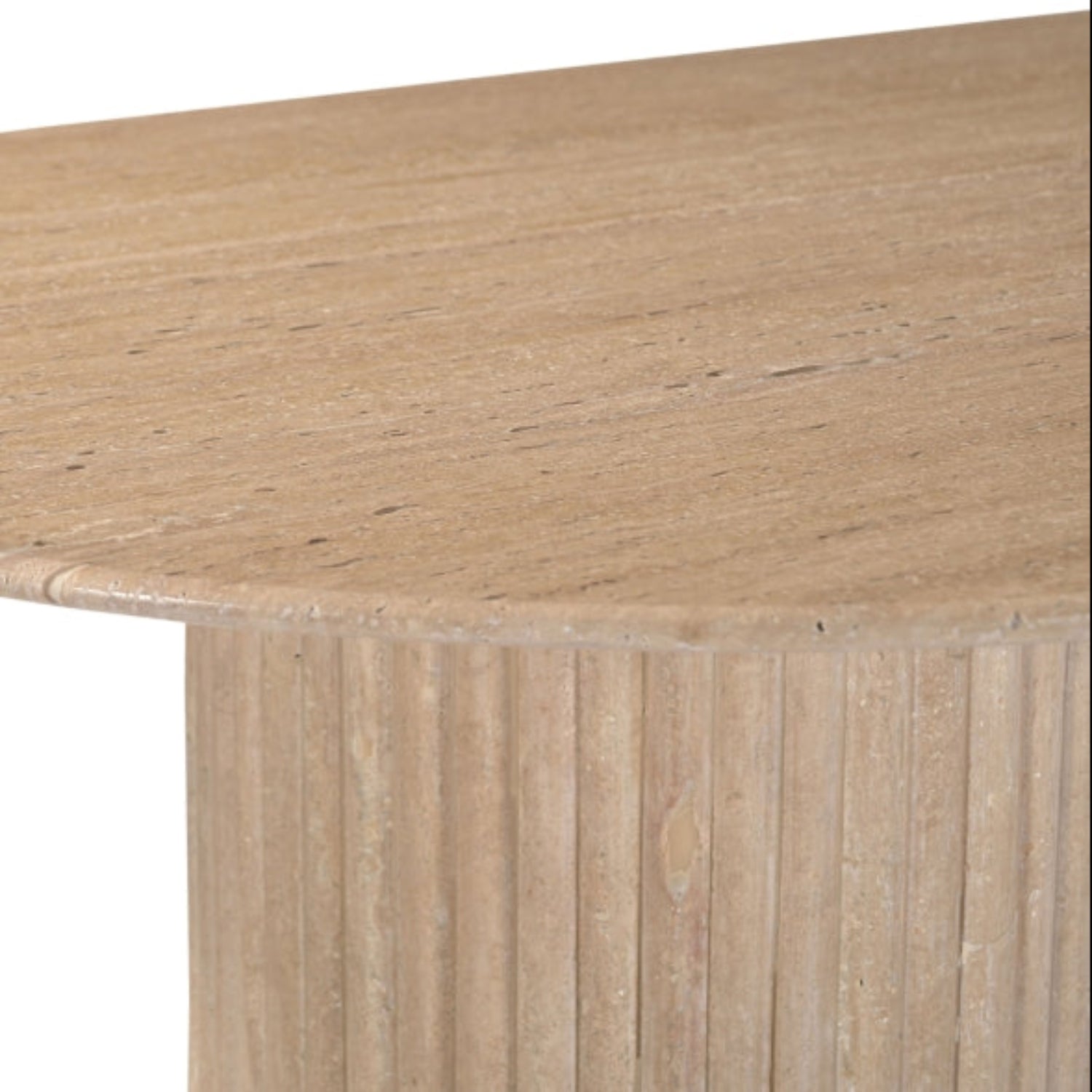 Ornna Travertine Dining Table - StyleMeGHD - Dining Tables