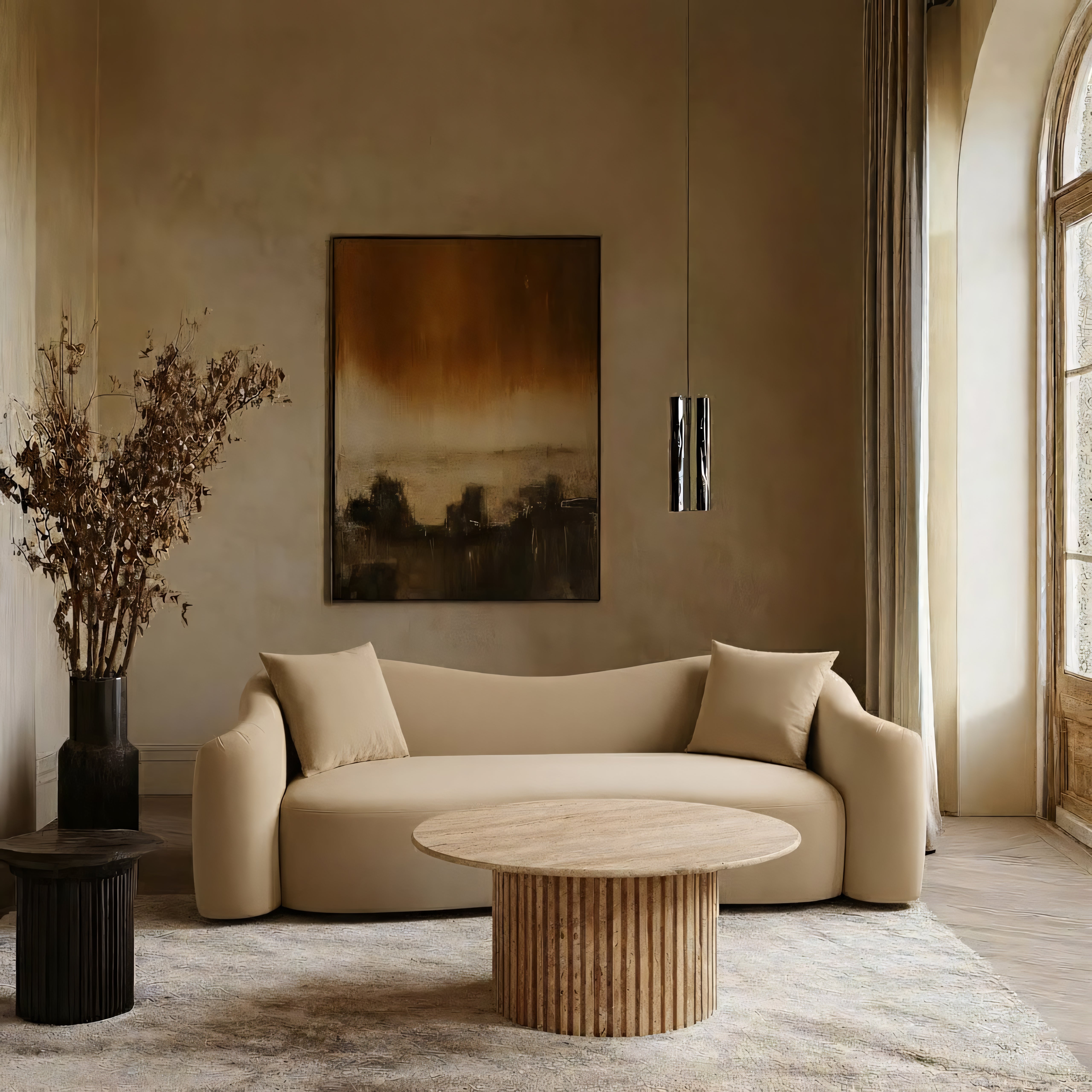 Daston Velvet Sofa