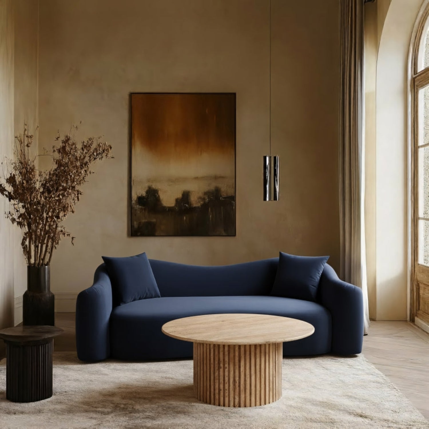 Daston Velvet Sofa