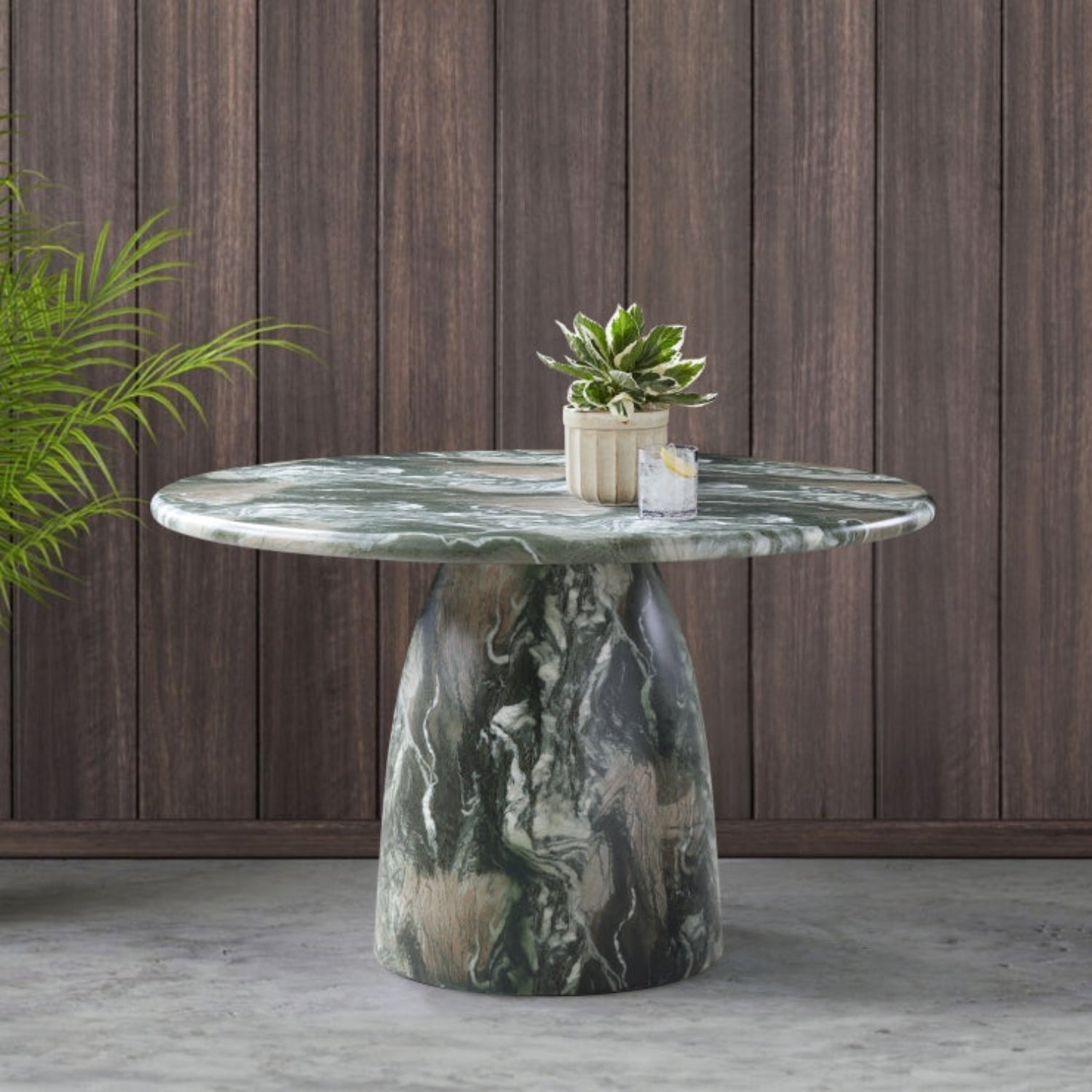 Bronn Marble Concrete Dining Table