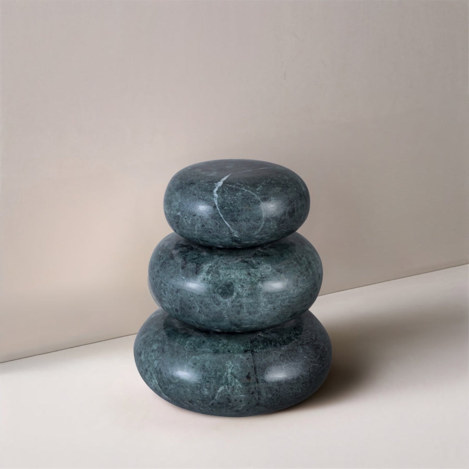 Capri Stone Sculptural Objects, Set of 3