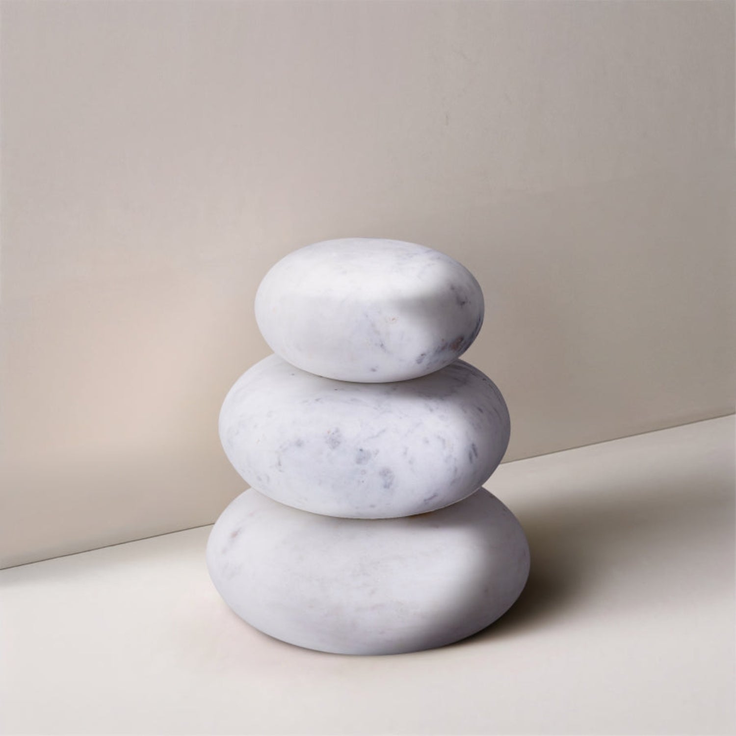 Capri Stone Sculptural Objects, Set of 3