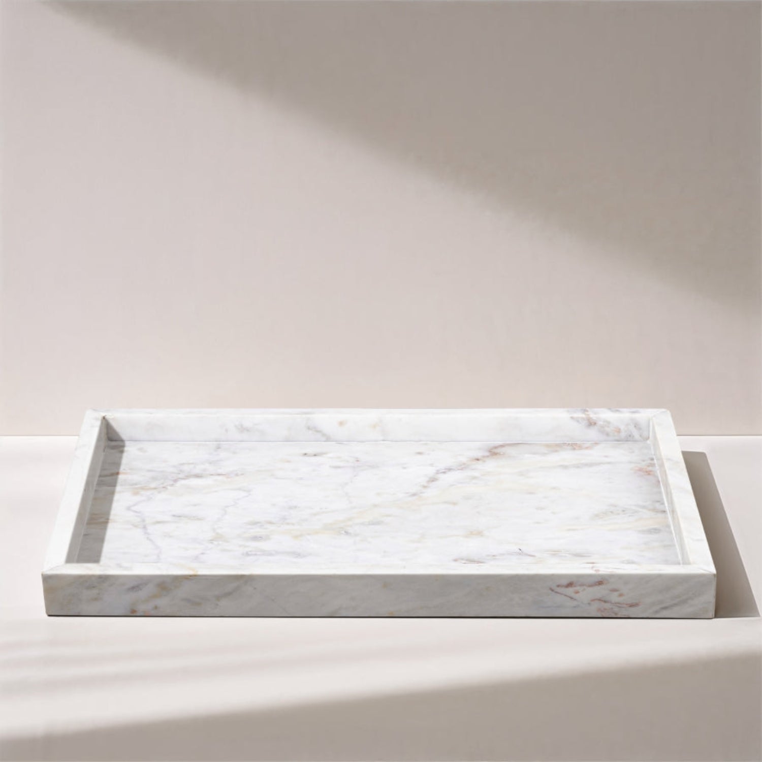 Elluna Marble Tray-Trays + Boxes-StyleMeGHD