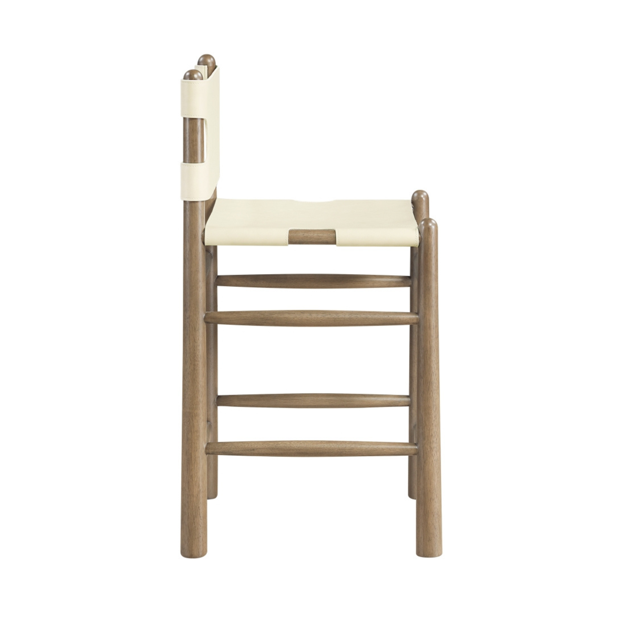 Alma Leather Counter Stool-Bar + Counter Stools-StyleMeGHD