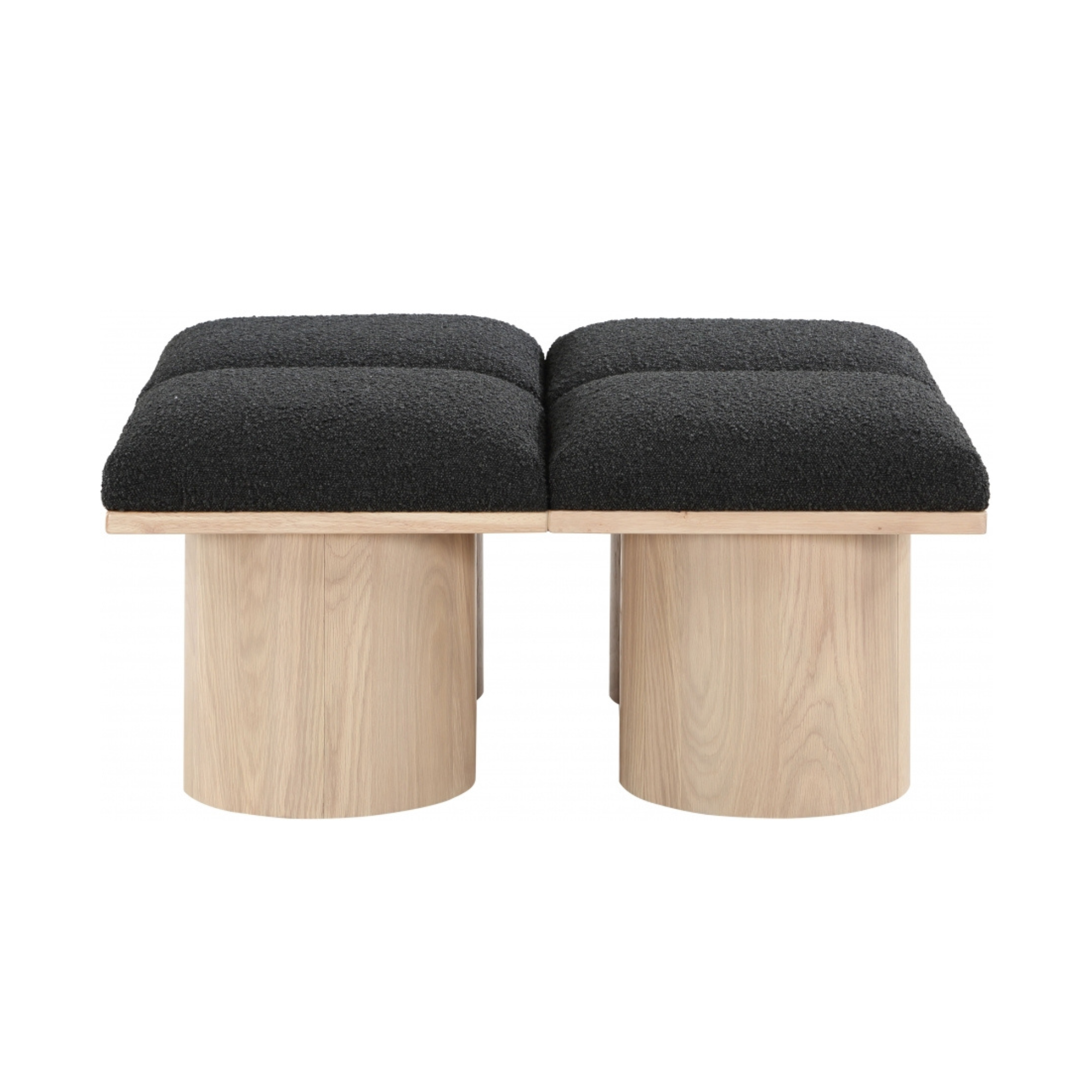 Pavaro Boucle 4pc Modular Bench