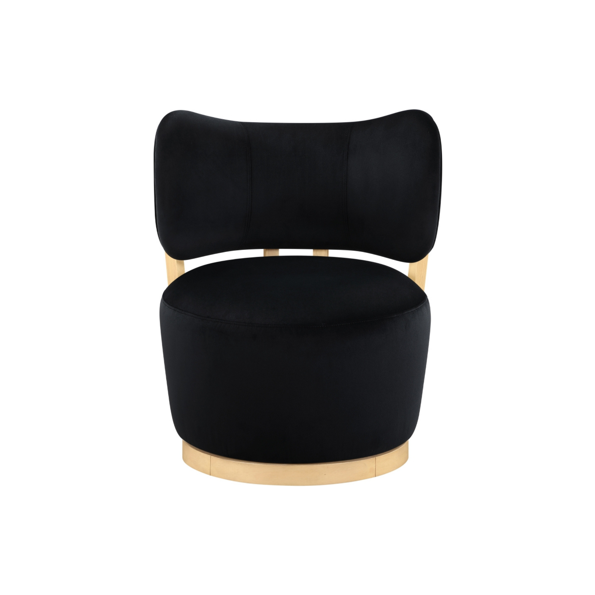 Velara Velvet Swivel Chair