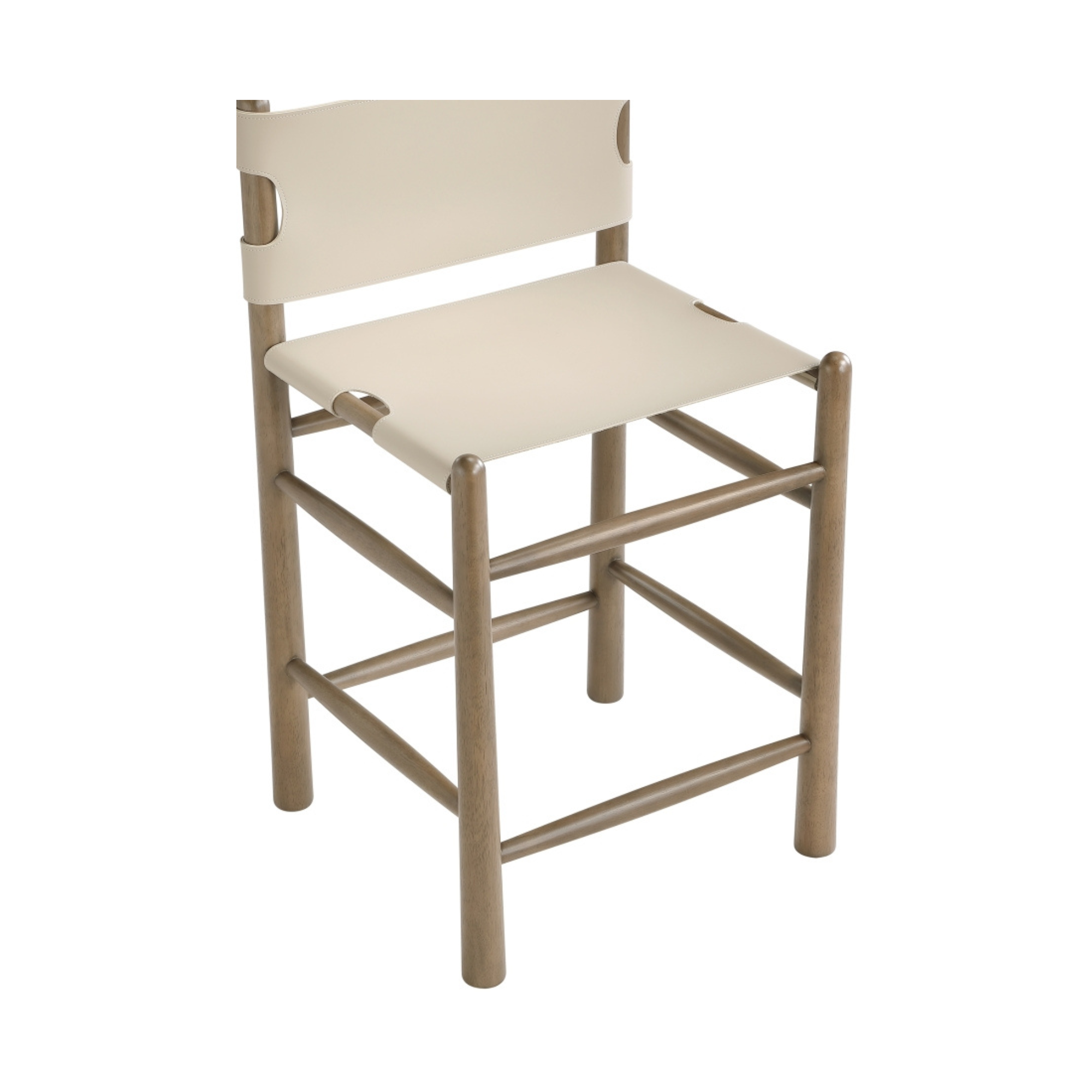 Alma Leather Counter Stool