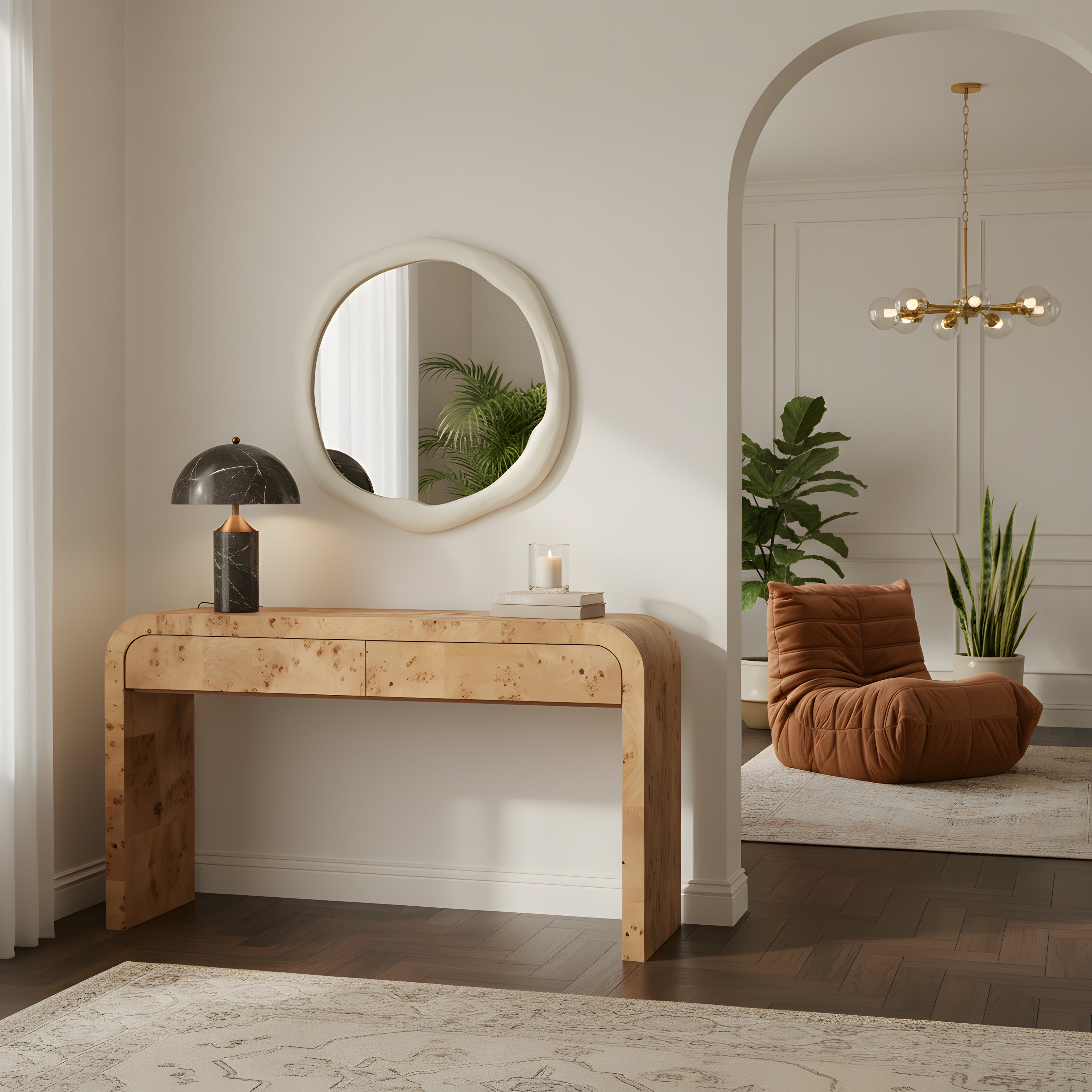 Armida Aluminum Framed Mirror