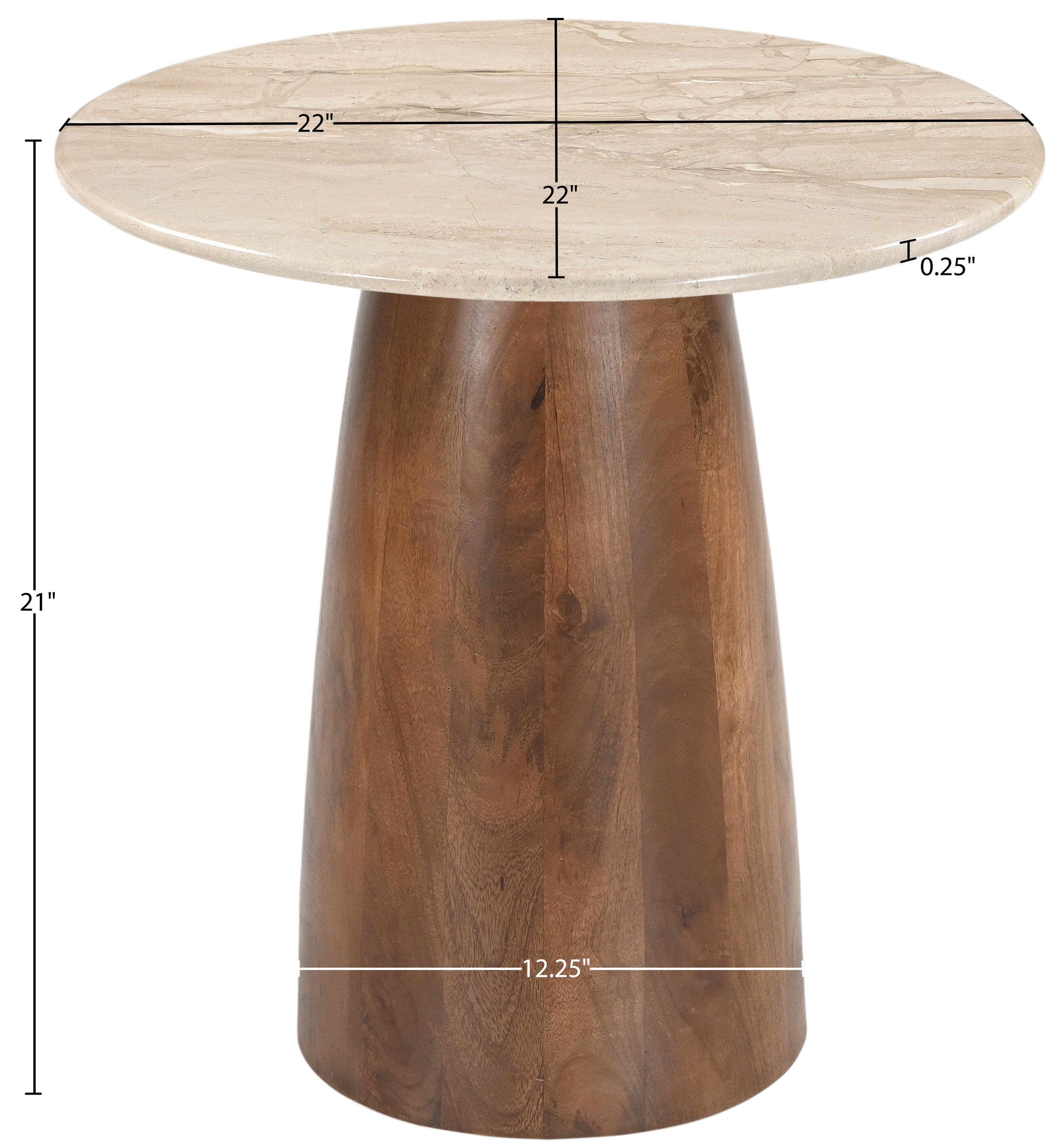 Torin Wood End Table