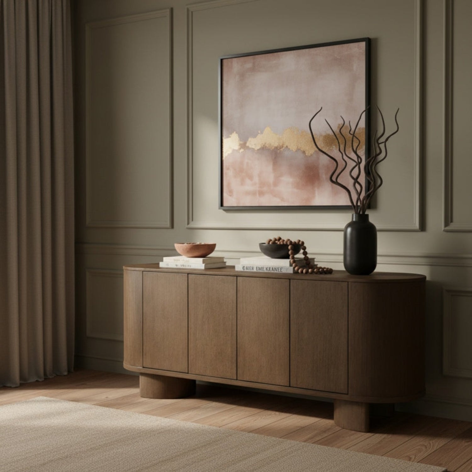 Vance Wood Sideboard