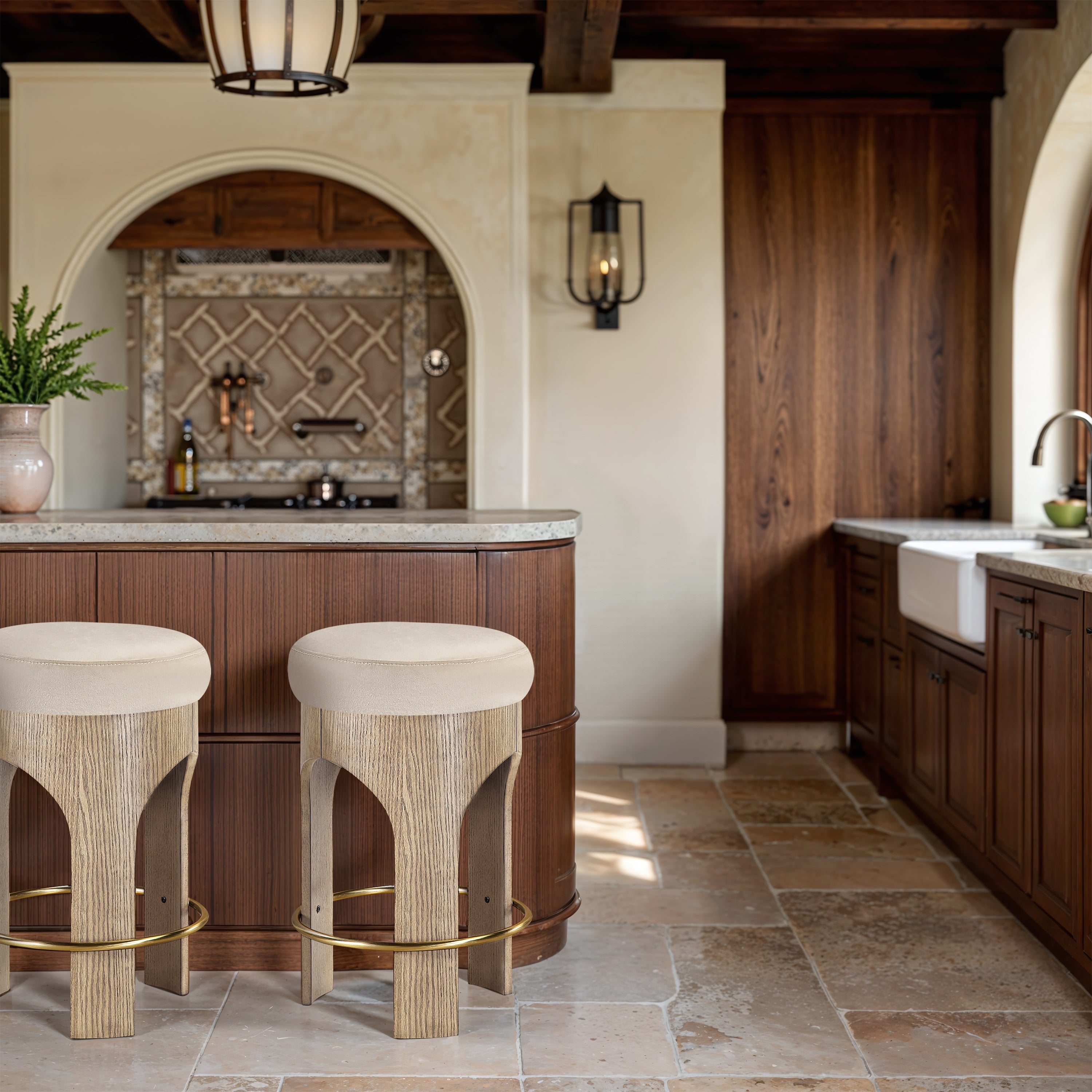Novyn Fabric Counter Stool-Bar + Counter Stools-StyleMeGHD