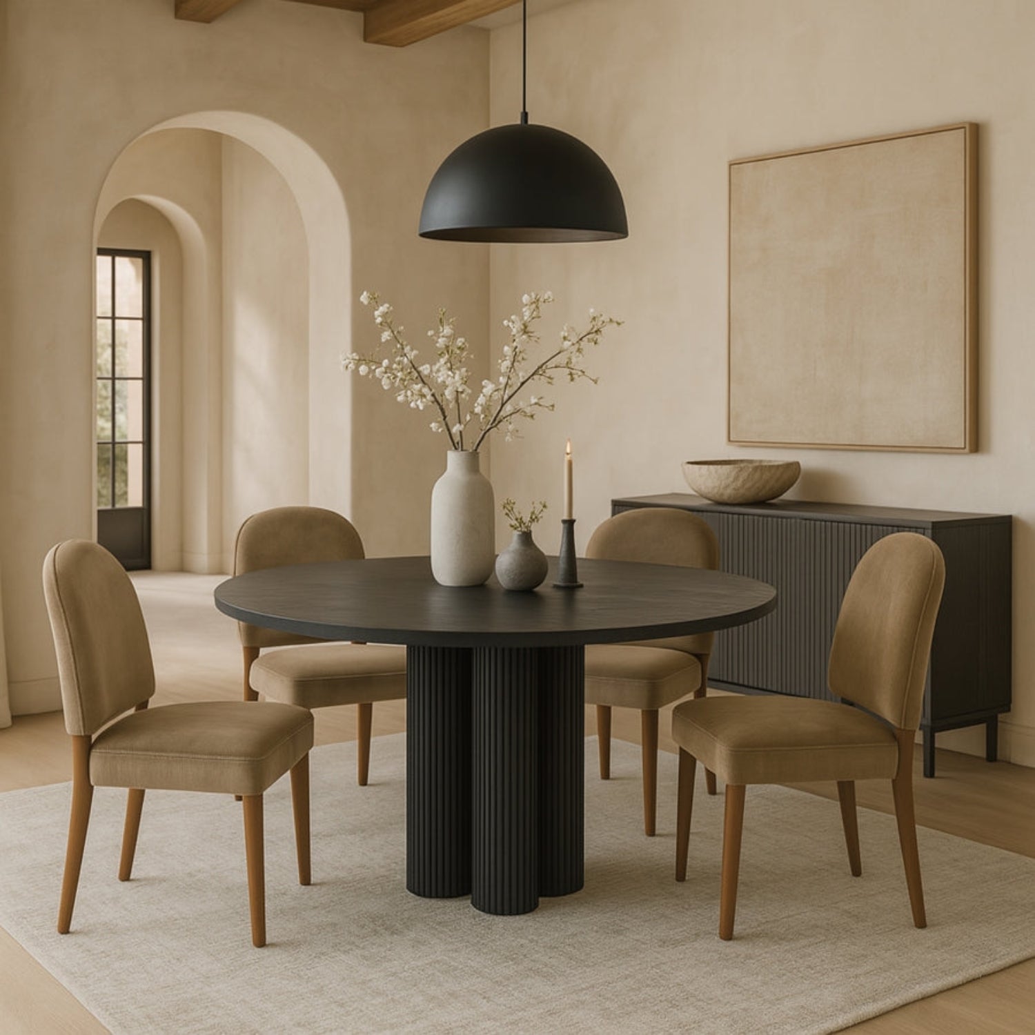 Orden Fabric Dining Chair, Set of 2