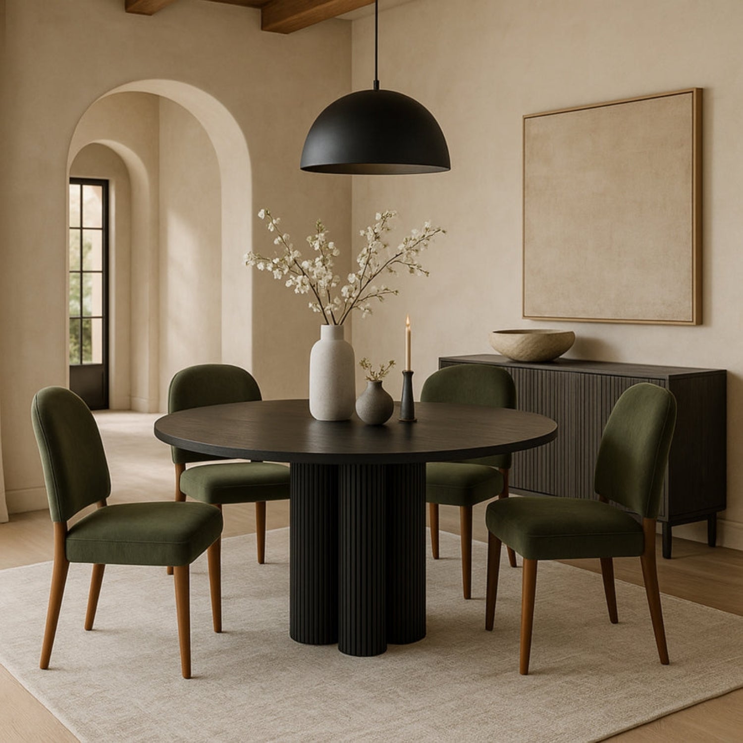 Orden Fabric Dining Chair, Set of 2