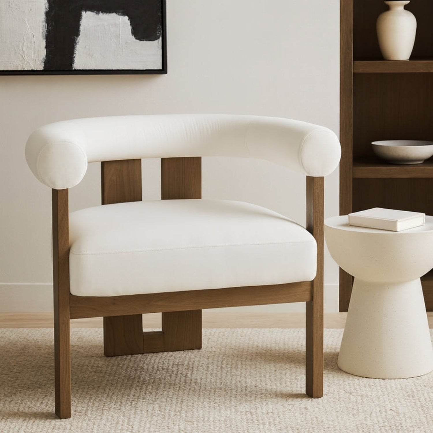 Isla Fabric Accent Chair-Chairs-StyleMeGHD