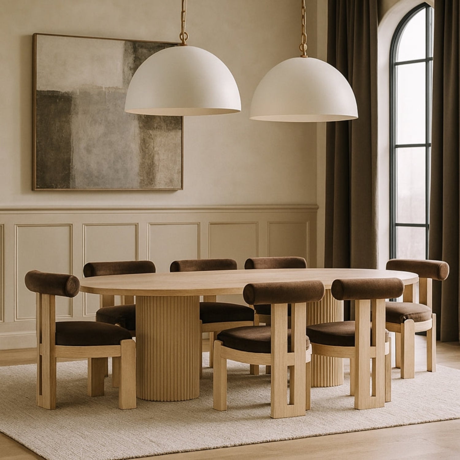 Isla Fabric Dining Chair, Set of 2