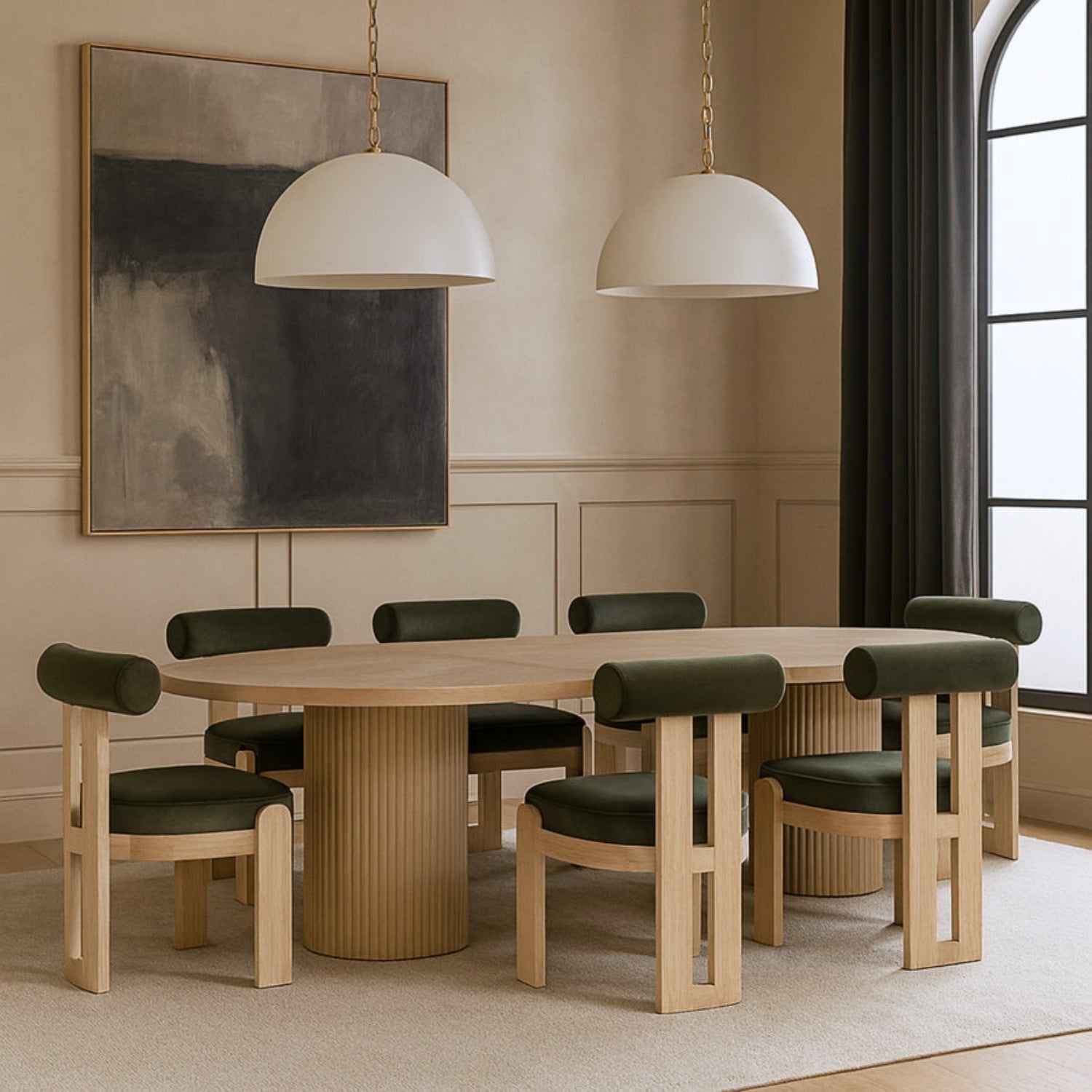 Isla Fabric Dining Chair, Set of 2