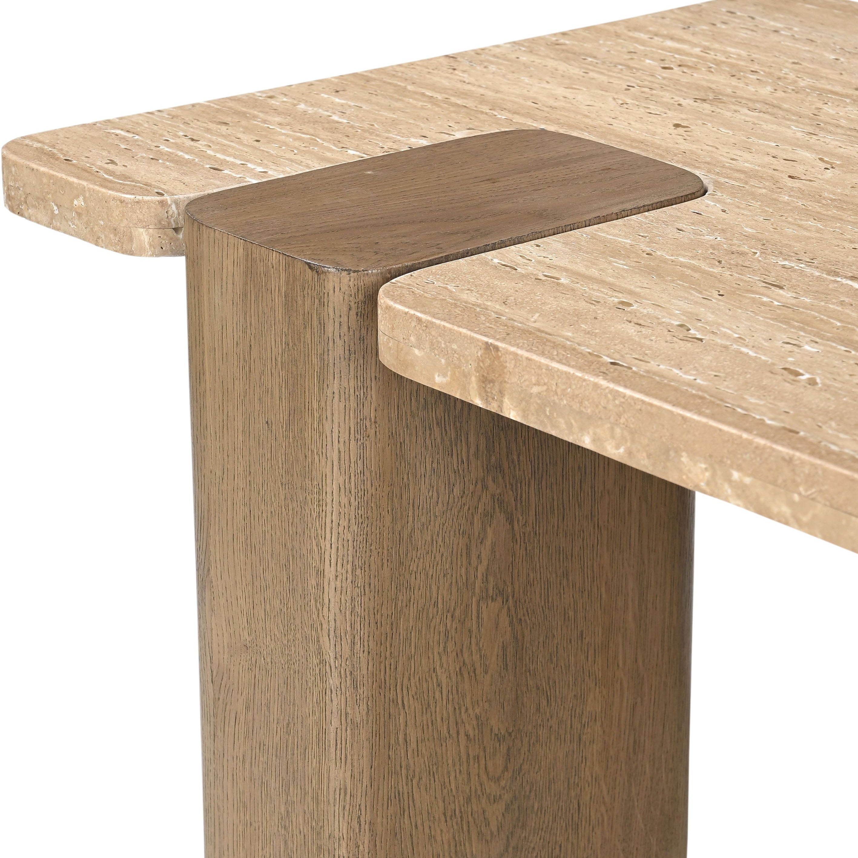 Mirea Travertine Coffee Table