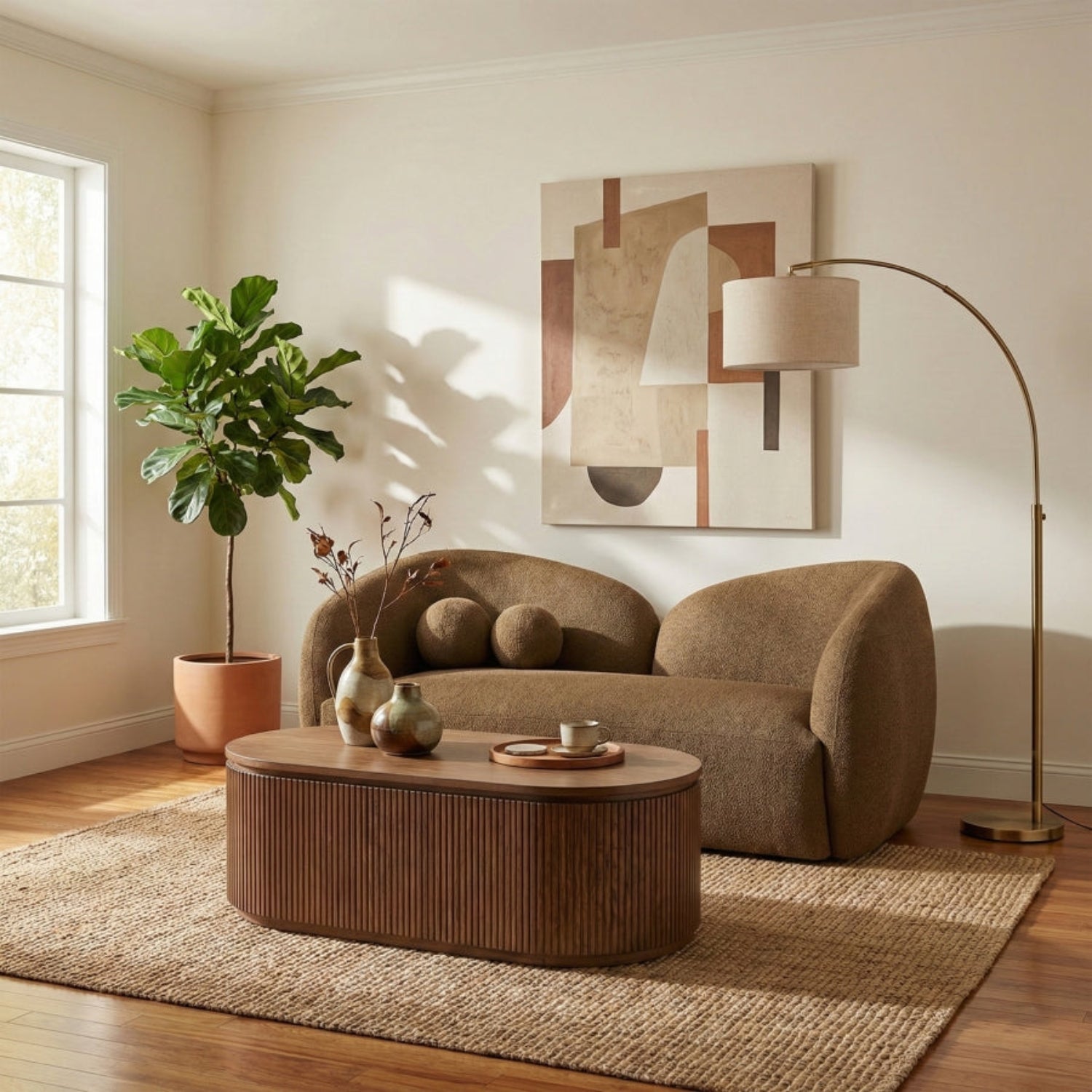 Lyra Fabric Loveseat