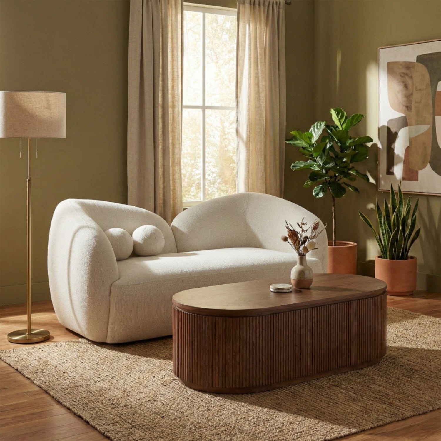 Lyra Fabric Loveseat-Sofas-StyleMeGHD