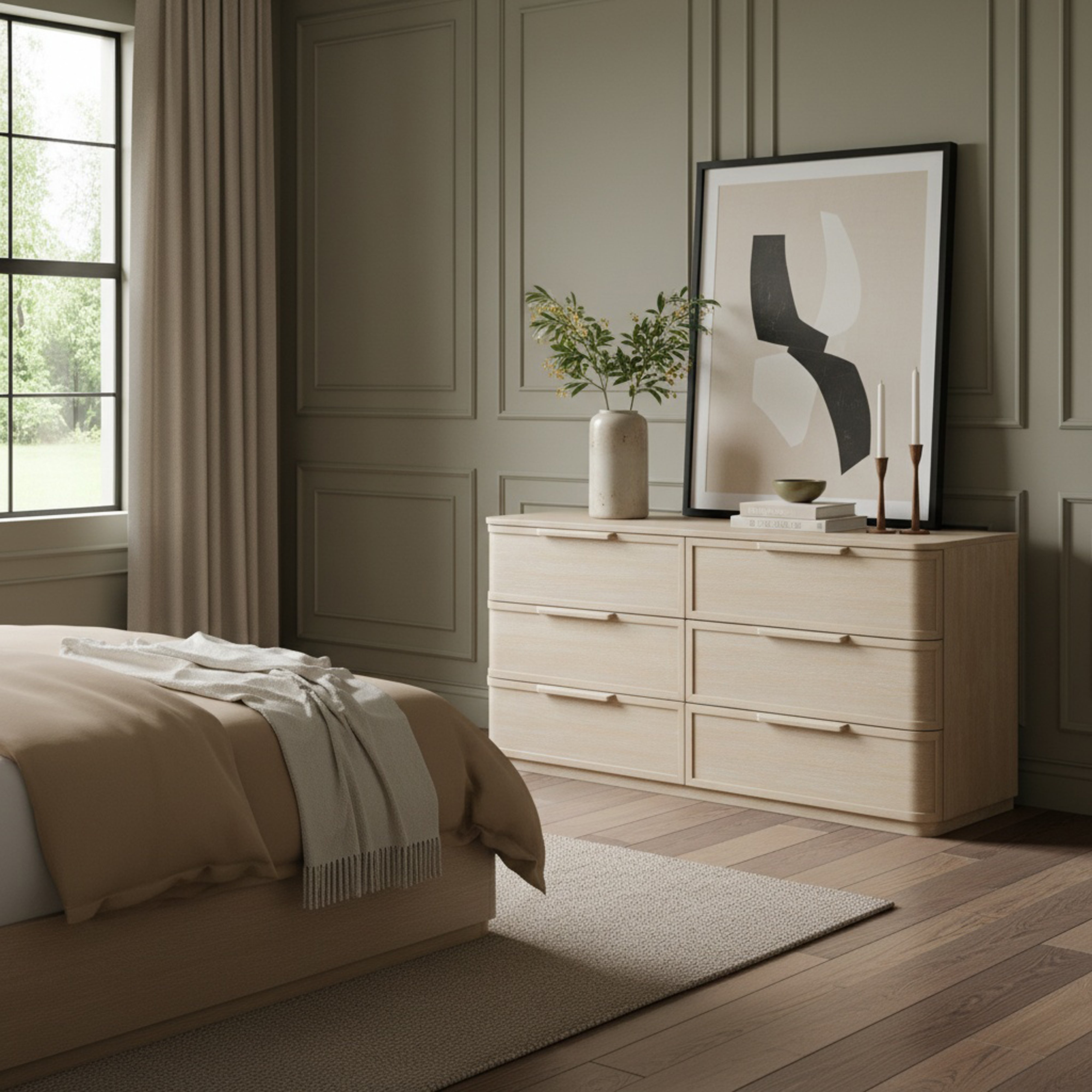 Brava Wood Dresser-Dressers-StyleMeGHD