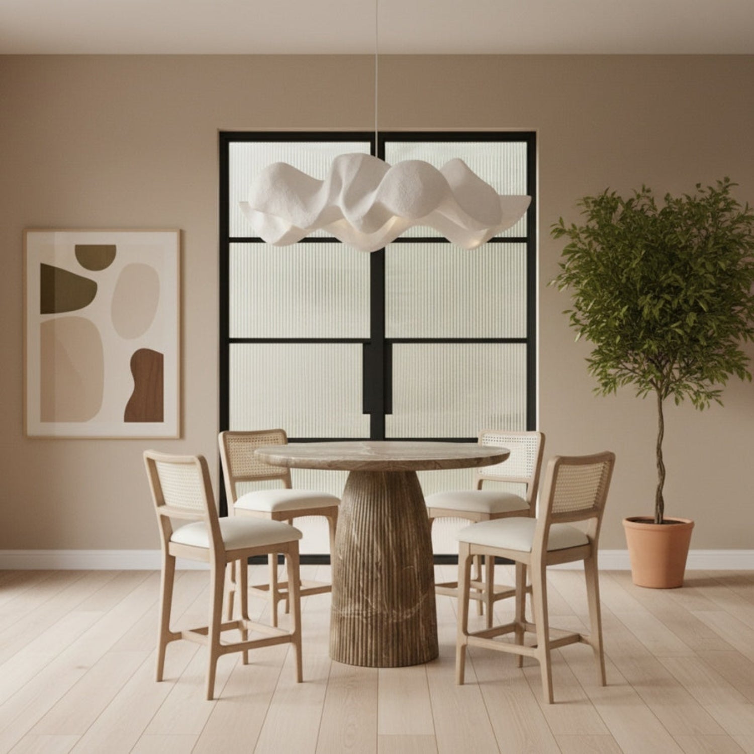 Vero Wood Counter Height Table-Dining Tables-StyleMeGHD