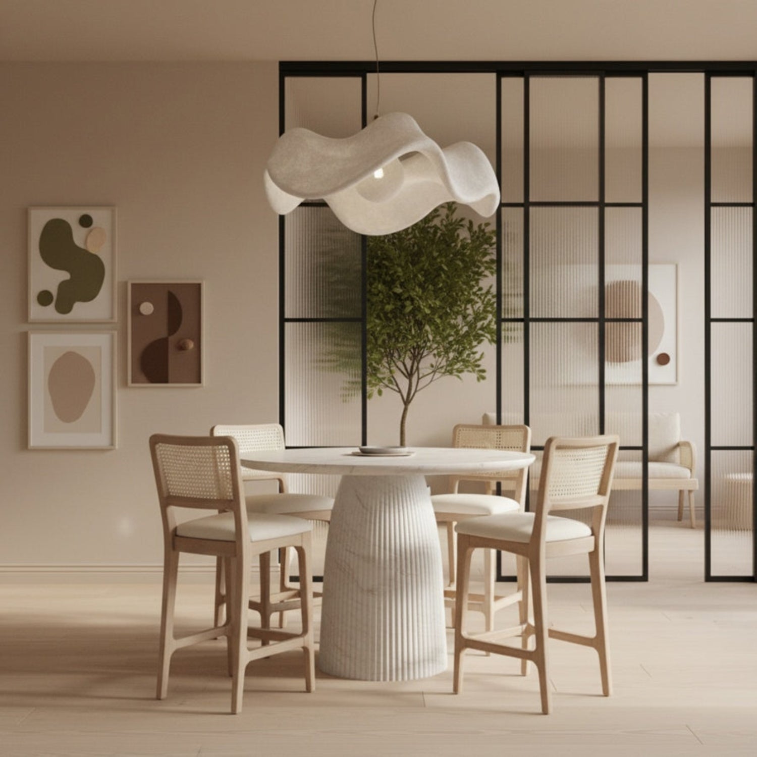 Vero Wood Counter Height Table-Dining Tables-StyleMeGHD