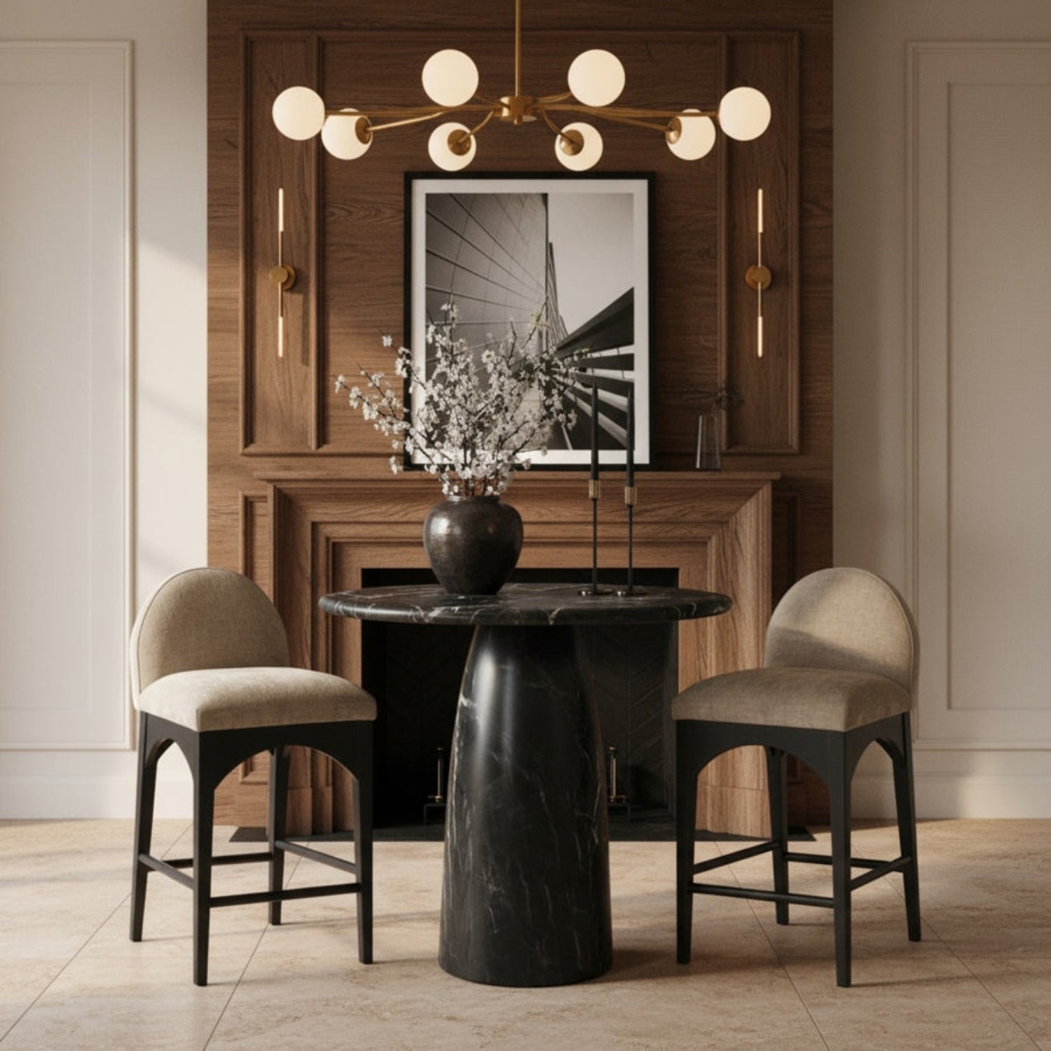 Bronn Concrete Counter Table