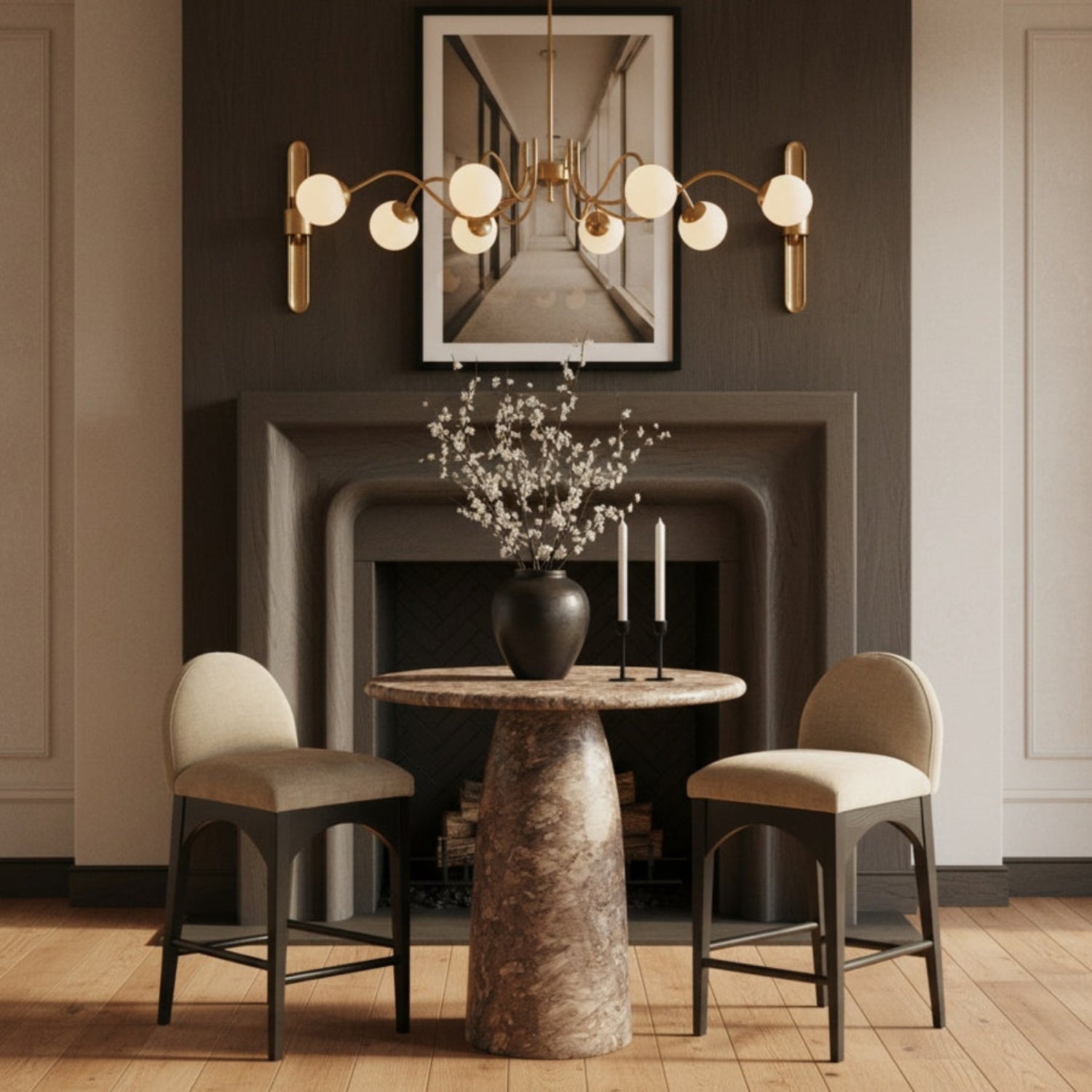 Bronn Concrete Counter Table