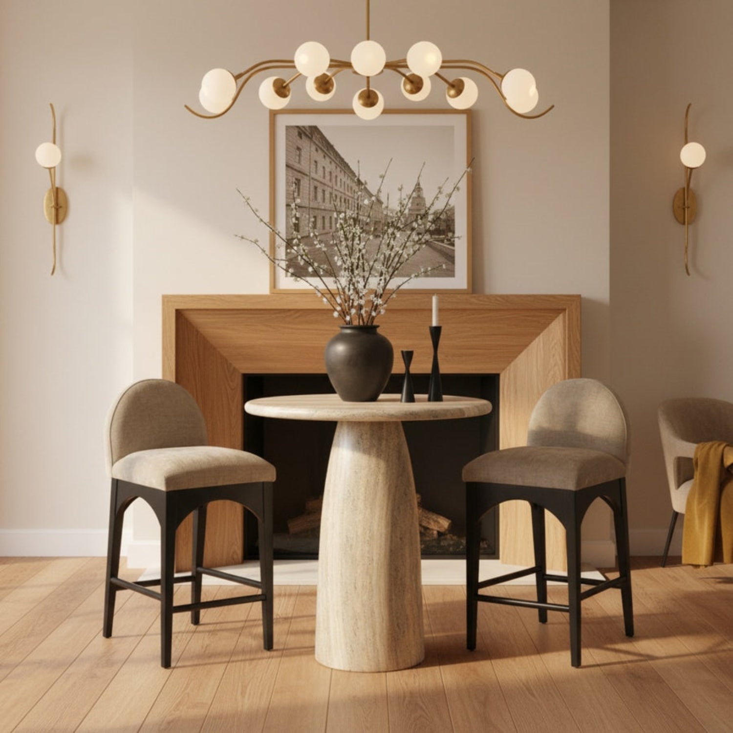 Bronn Concrete Counter Table