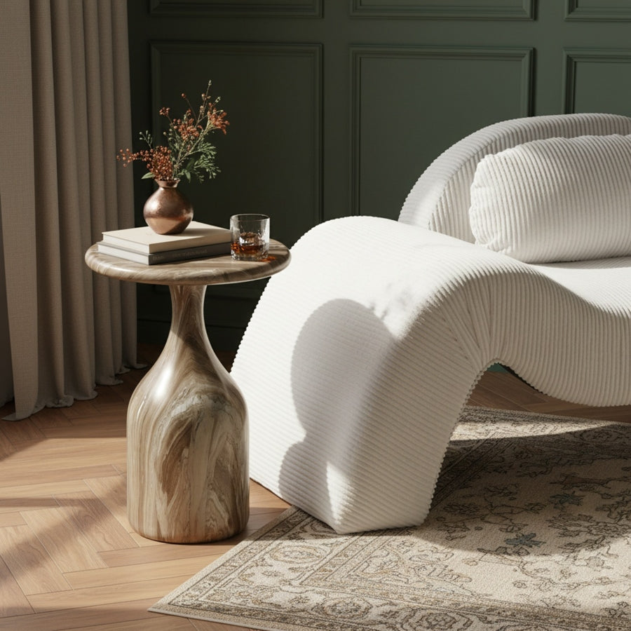 Taso Concrete End Table