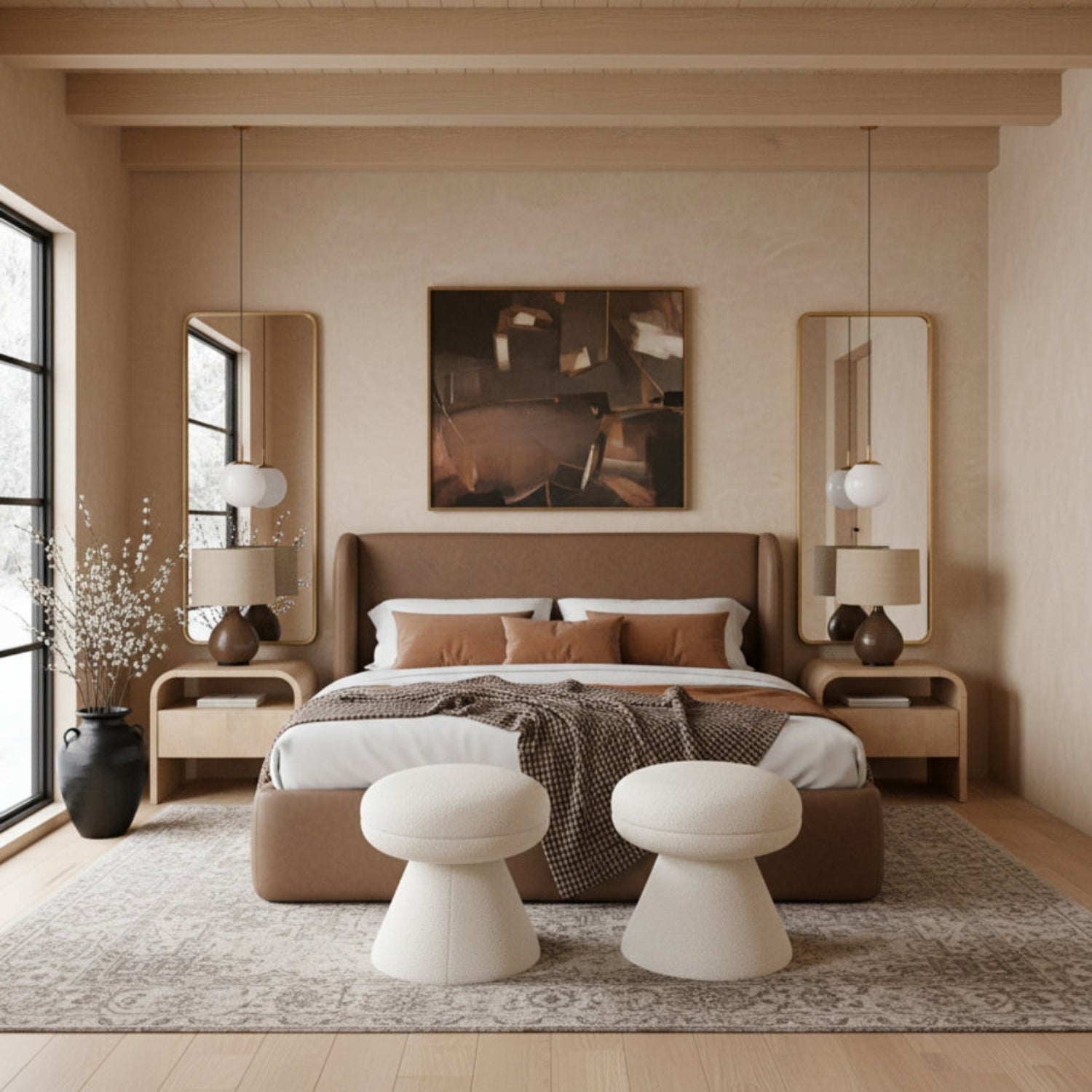 Walden Vegan Leather Bed