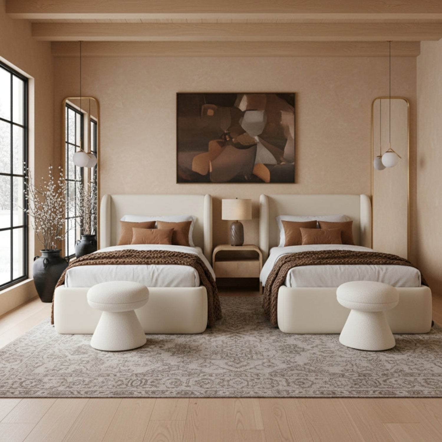 Walden Vegan Leather Bed