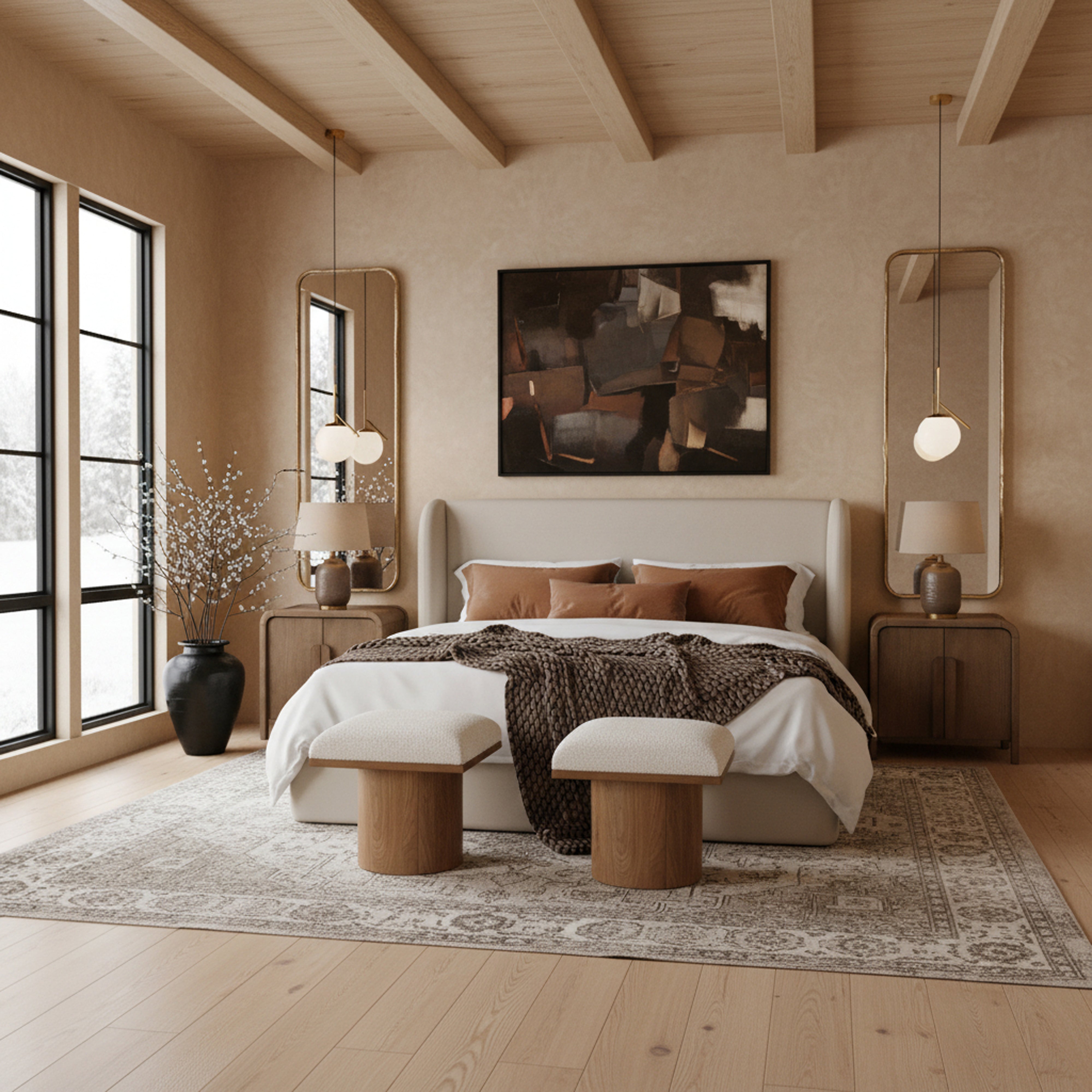 Walden Vegan Leather Bed