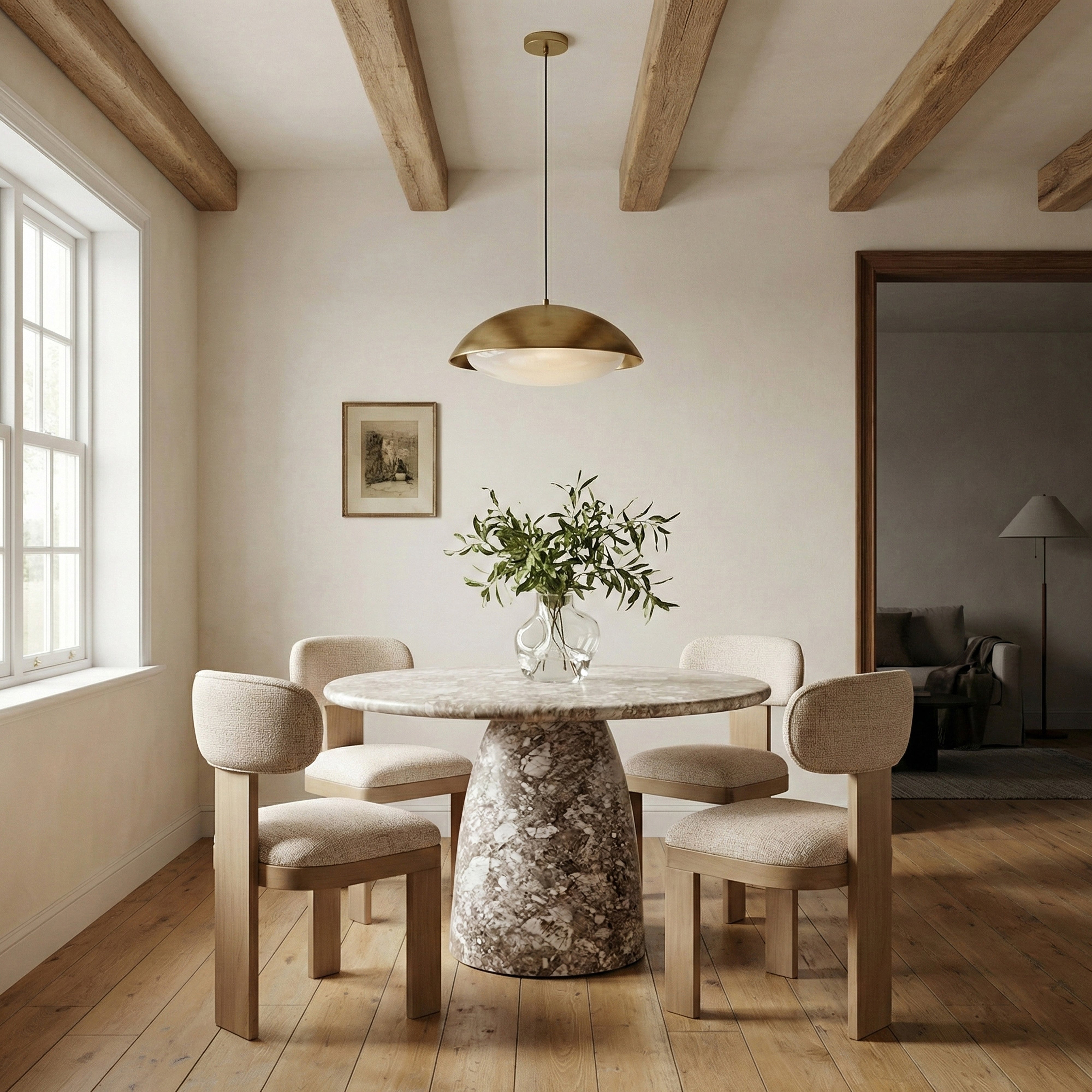 Sera Fabric Dining Chair, Set of 2