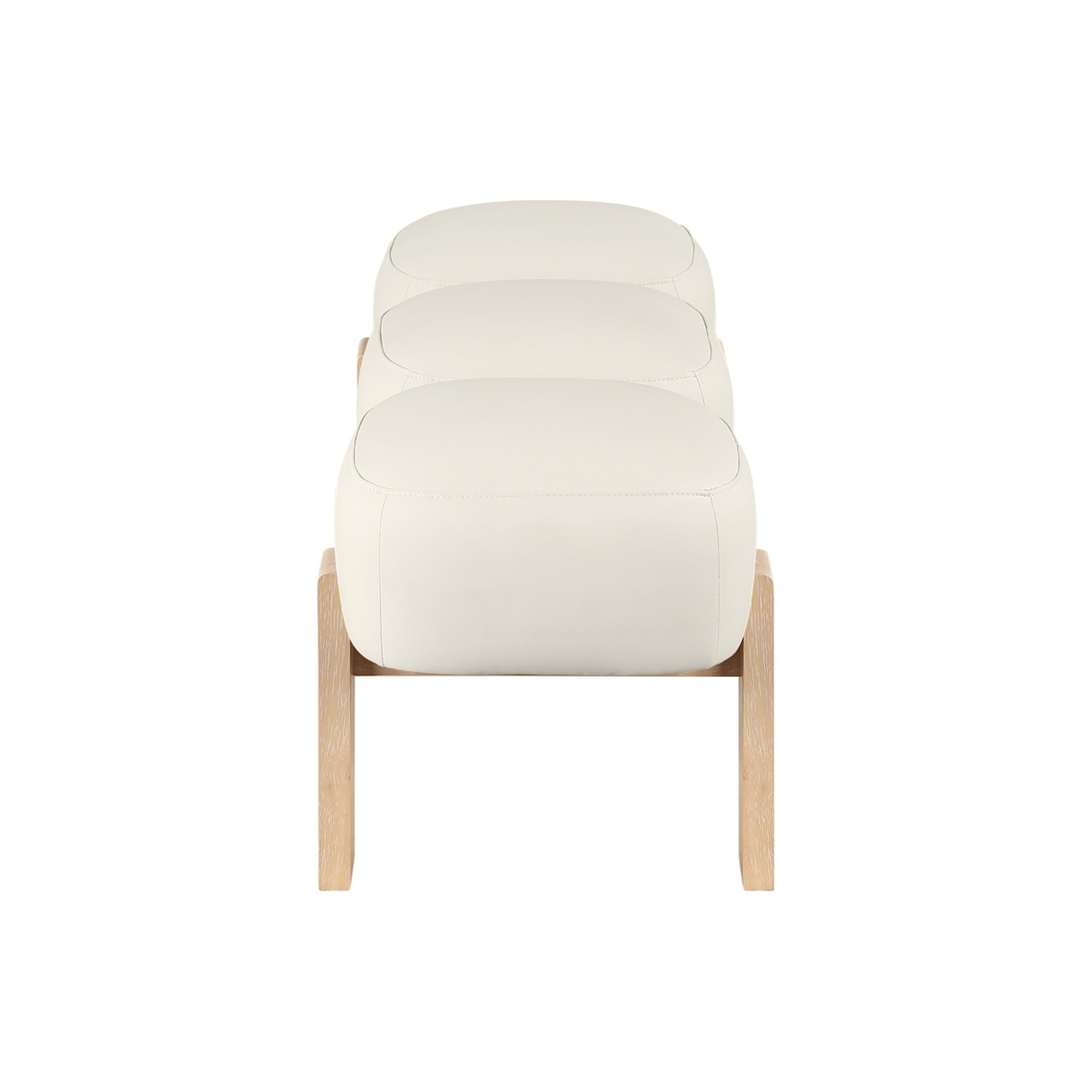 Woodmont Vegan Leather Bench