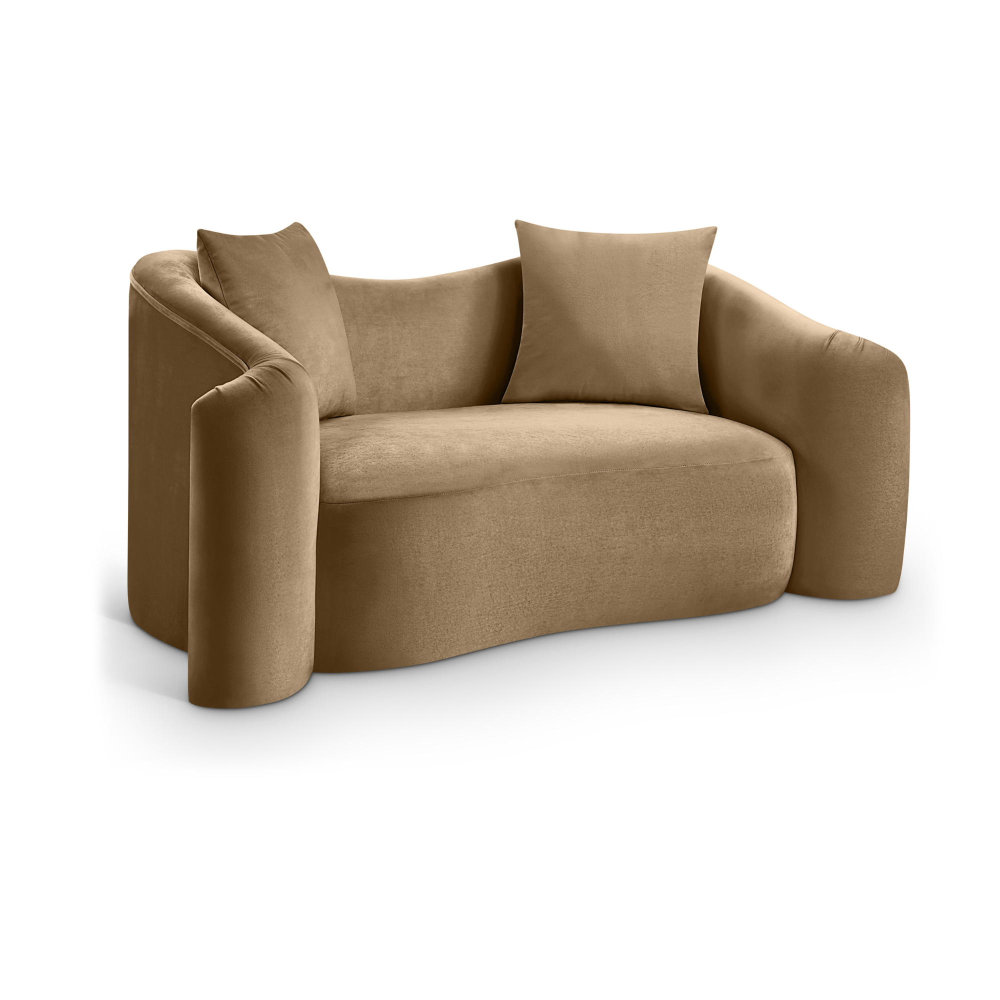 Daston Velvet Loveseat