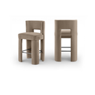 Zylo Velvet Bar Stool, Set of 2