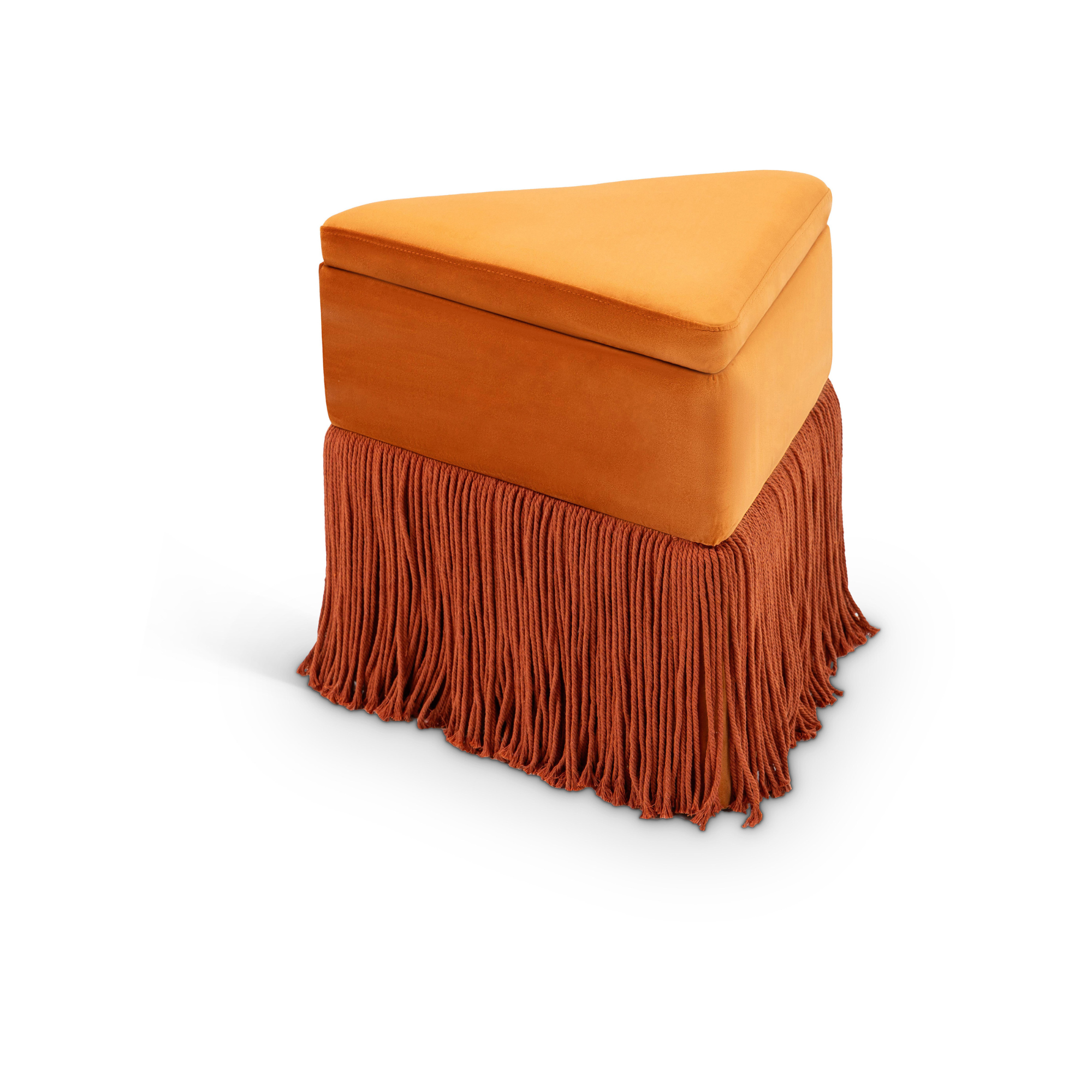 Tivora Fringe Ottoman